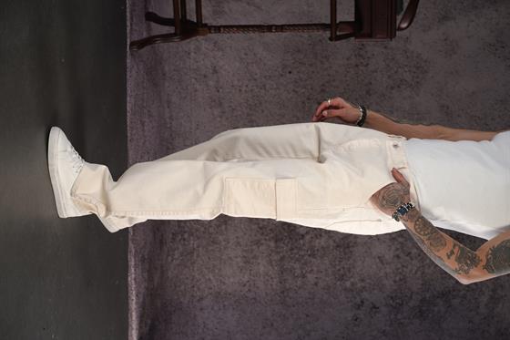 Baggy Kalıp Cepli Erkek Kot Pantolon
