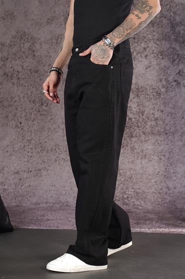 Baggy Kalıp Erkek Kot Pantolon