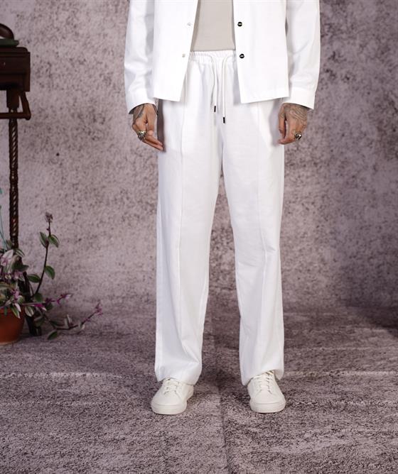 Baggy Kalıp Önü Çıma Detaylı Erkek Gabardin Pantolon