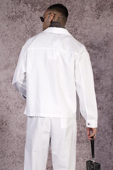 Baggy Kalıp Önü Çıma Detaylı Erkek Gabardin Pantolon