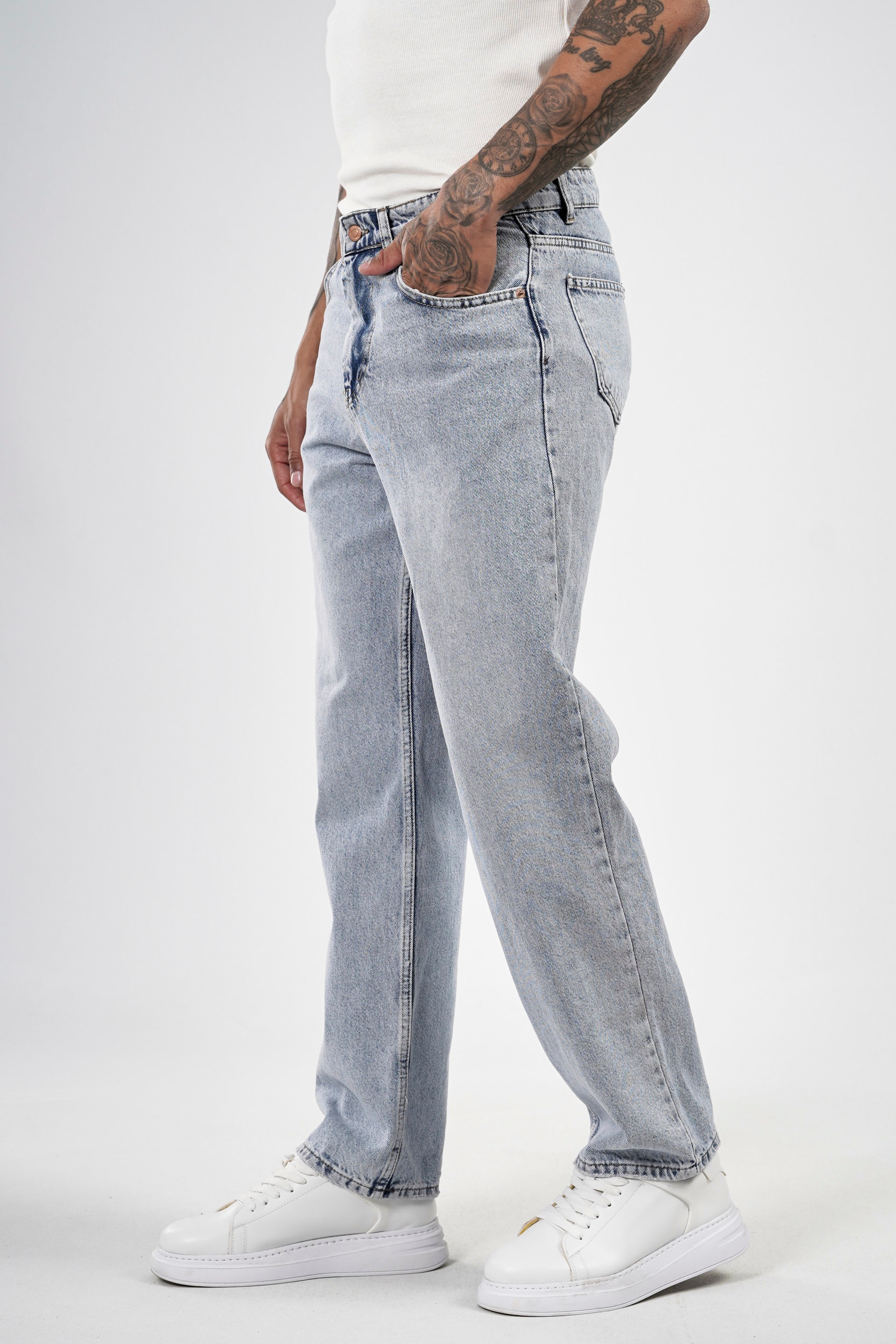 Baggy Fit Kalıp Erkek Jean
