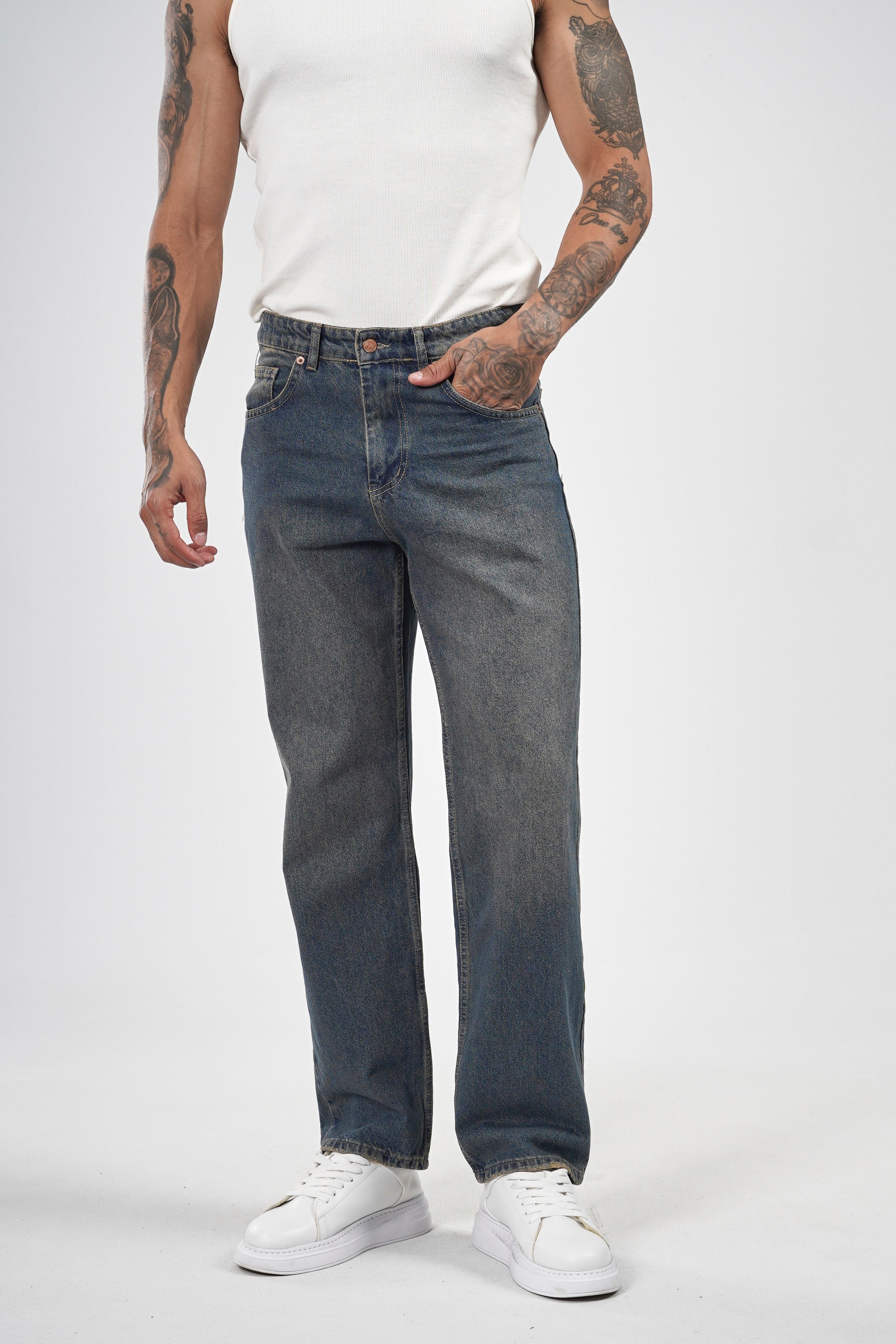 Baggy Fit Kalıp Erkek Jean