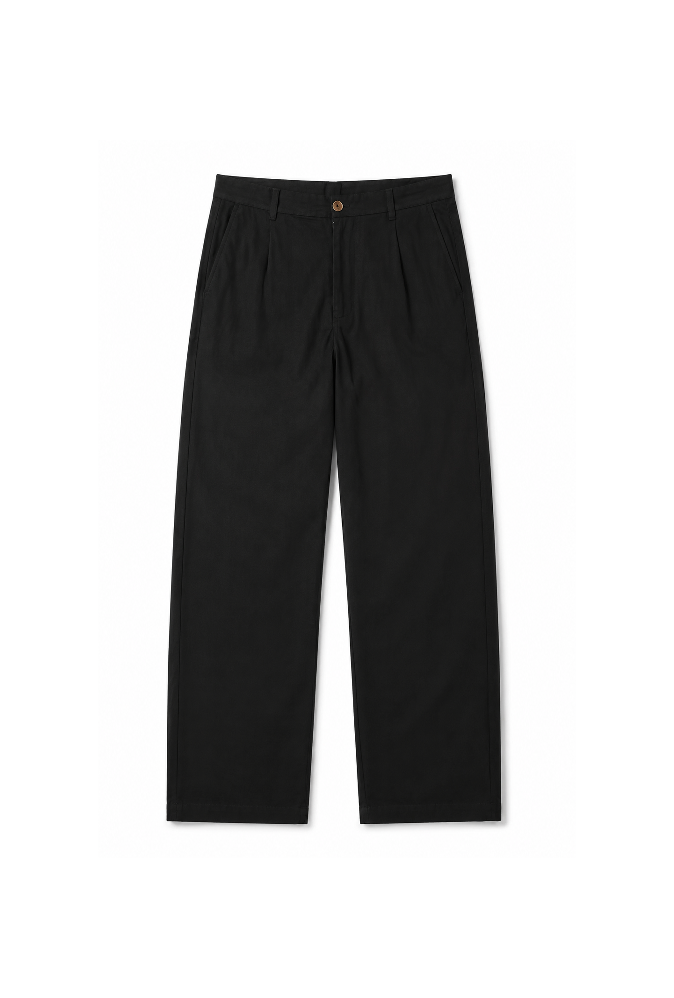 Baggy Fit Kalıp Pamuklu Keten Pantolon