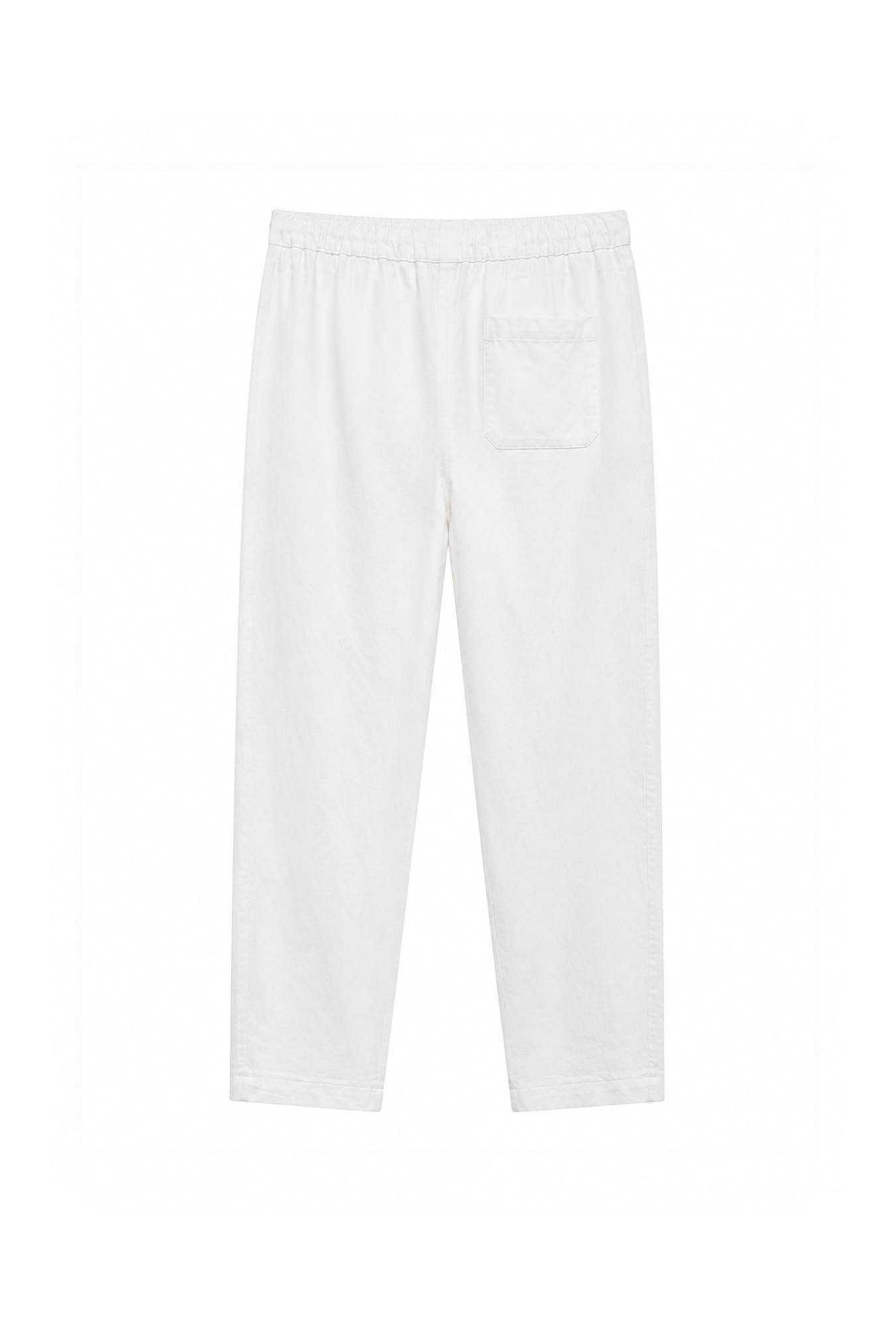 Baggy Kalıp Pamuklu Keten Klasik Pantolon