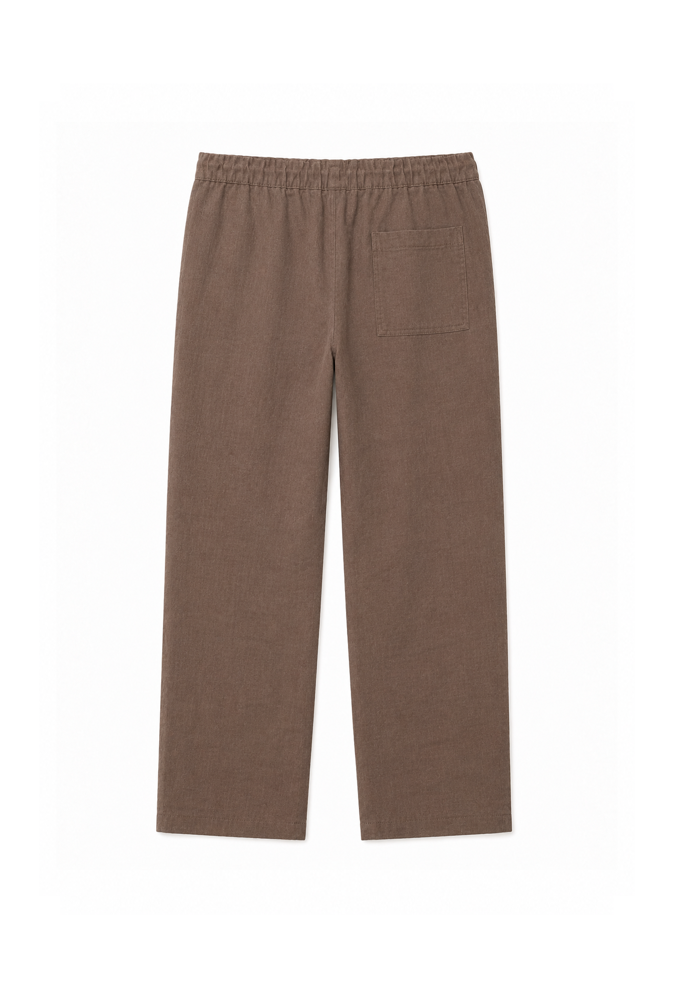 Baggy Kalıp Pamuklu Keten Klasik Pantolon