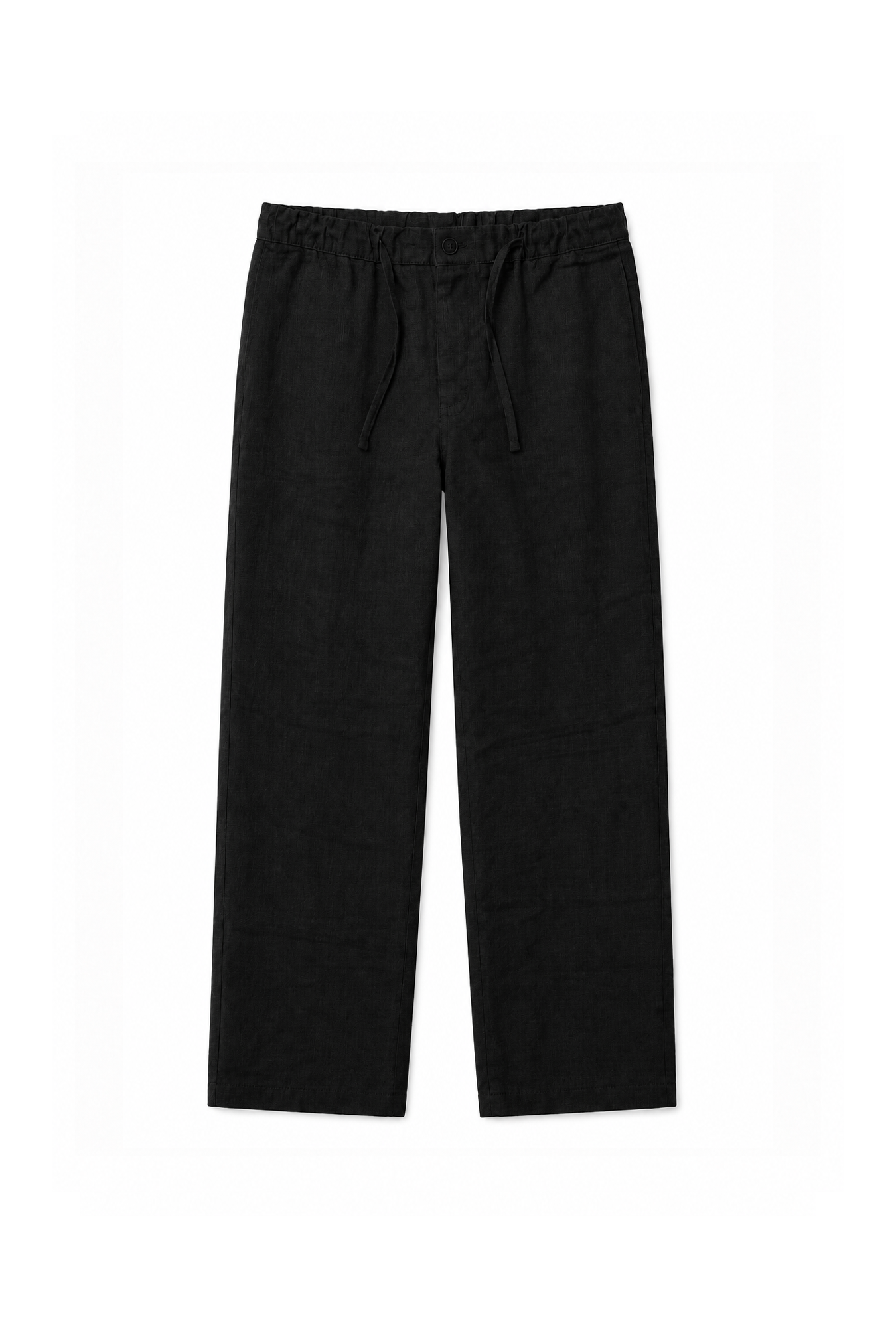 Baggy Kalıp Pamuklu Keten Klasik Pantolon