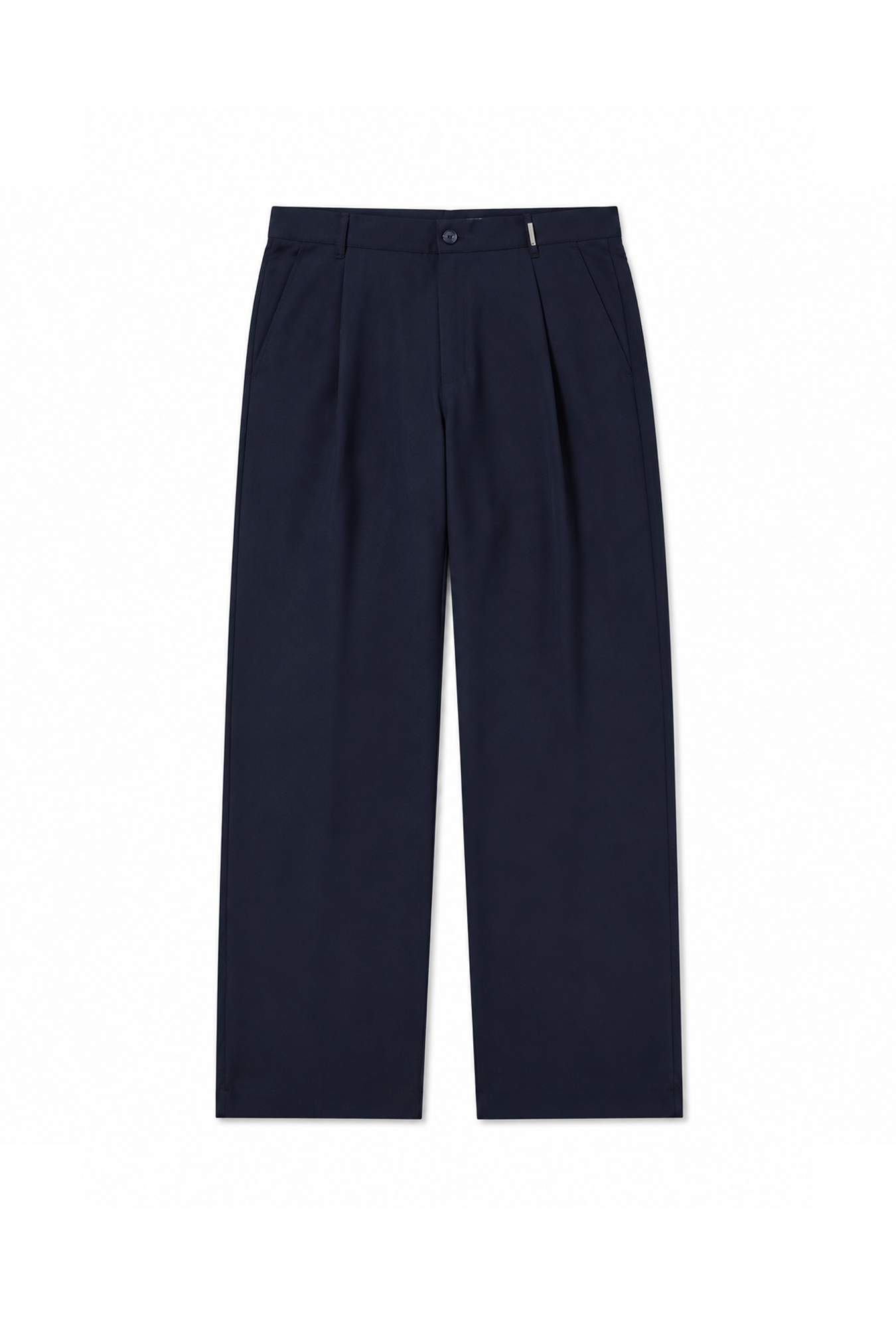 Baggy Kalıp Pileli Kumaş Pantolon