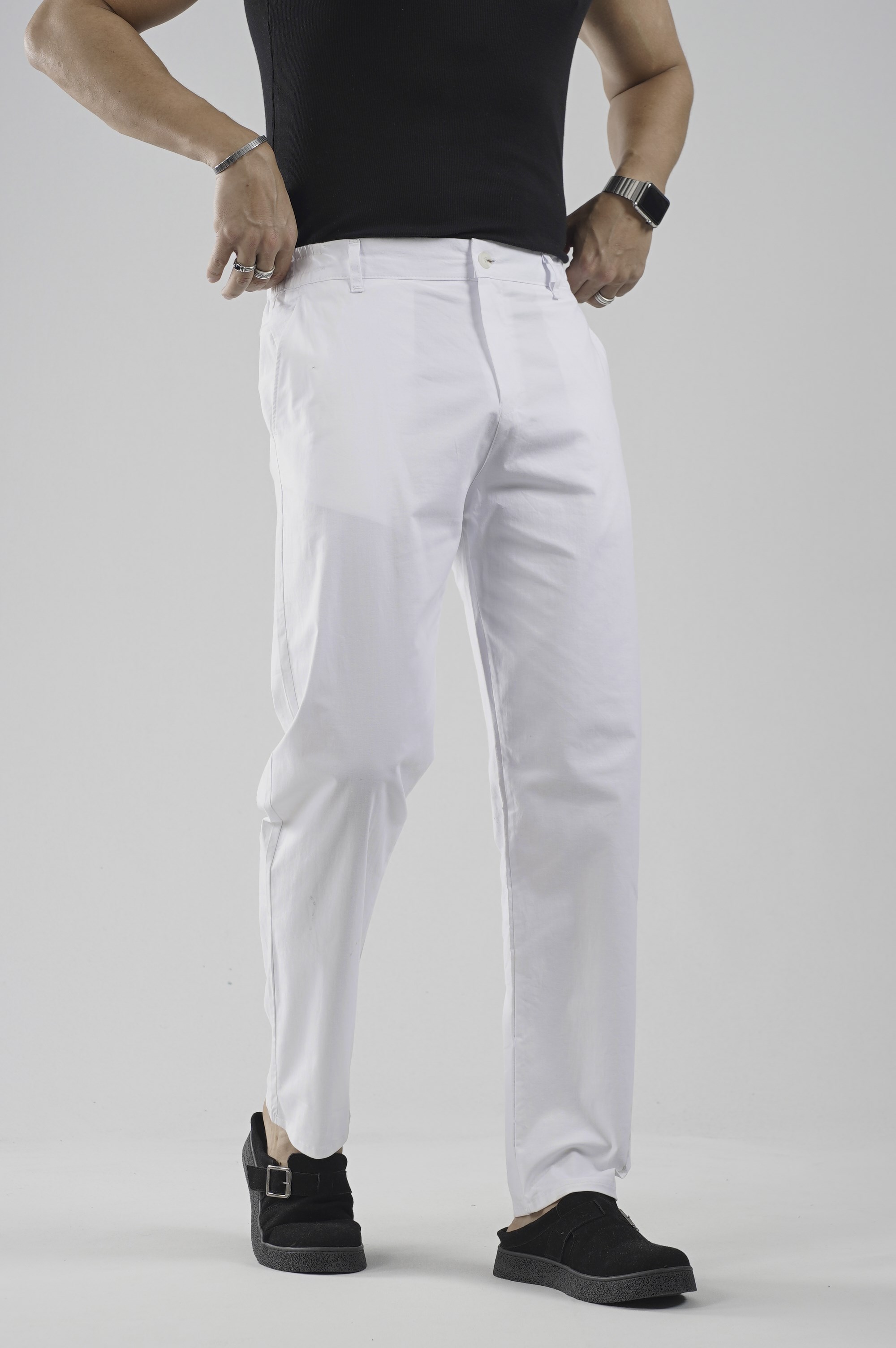 Beli Lastikli Regular Kalıp Chino Likralı Erkek Pantolon