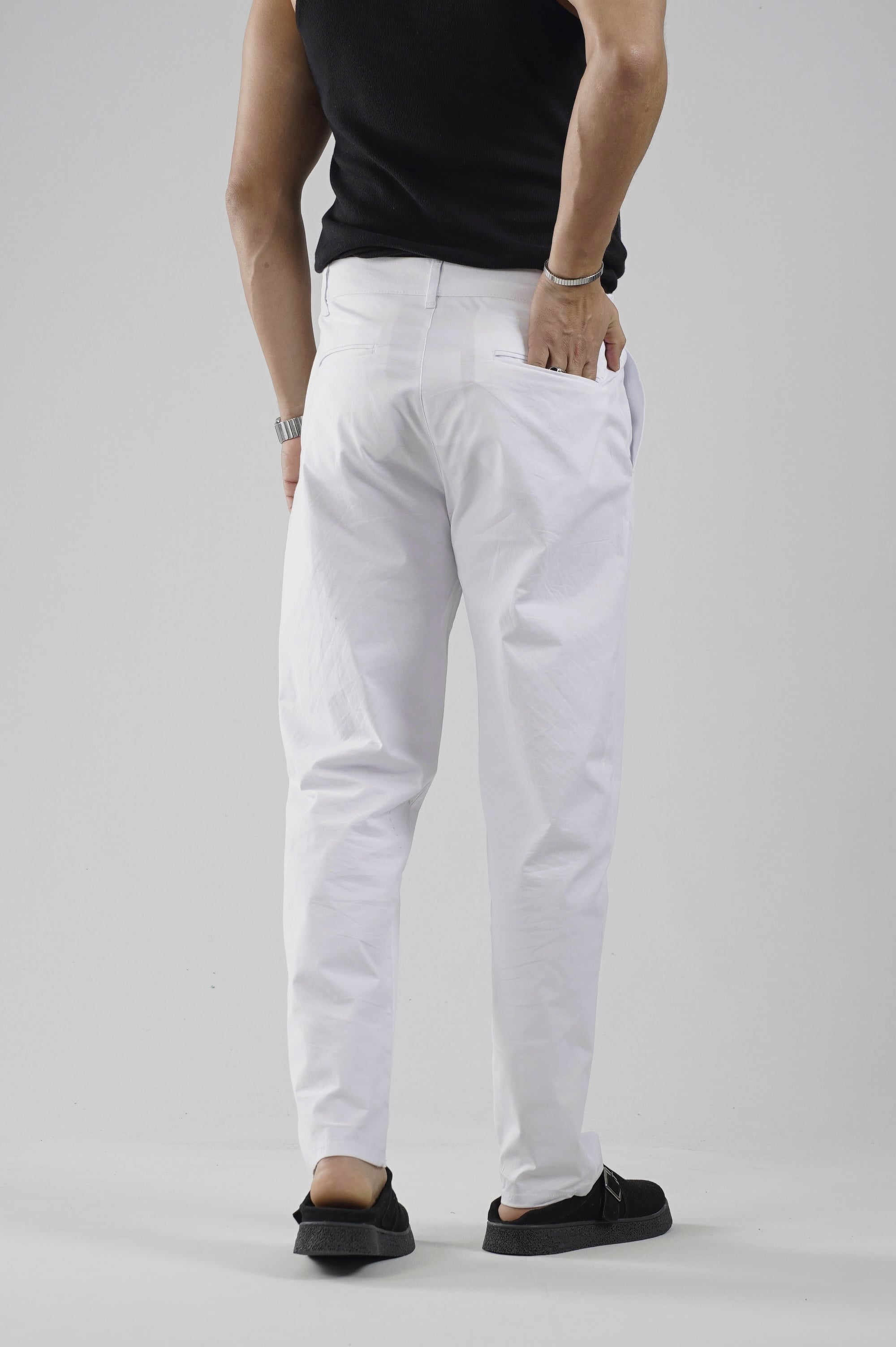 Beli Lastikli Regular Kalıp Chino Likralı Erkek Pantolon