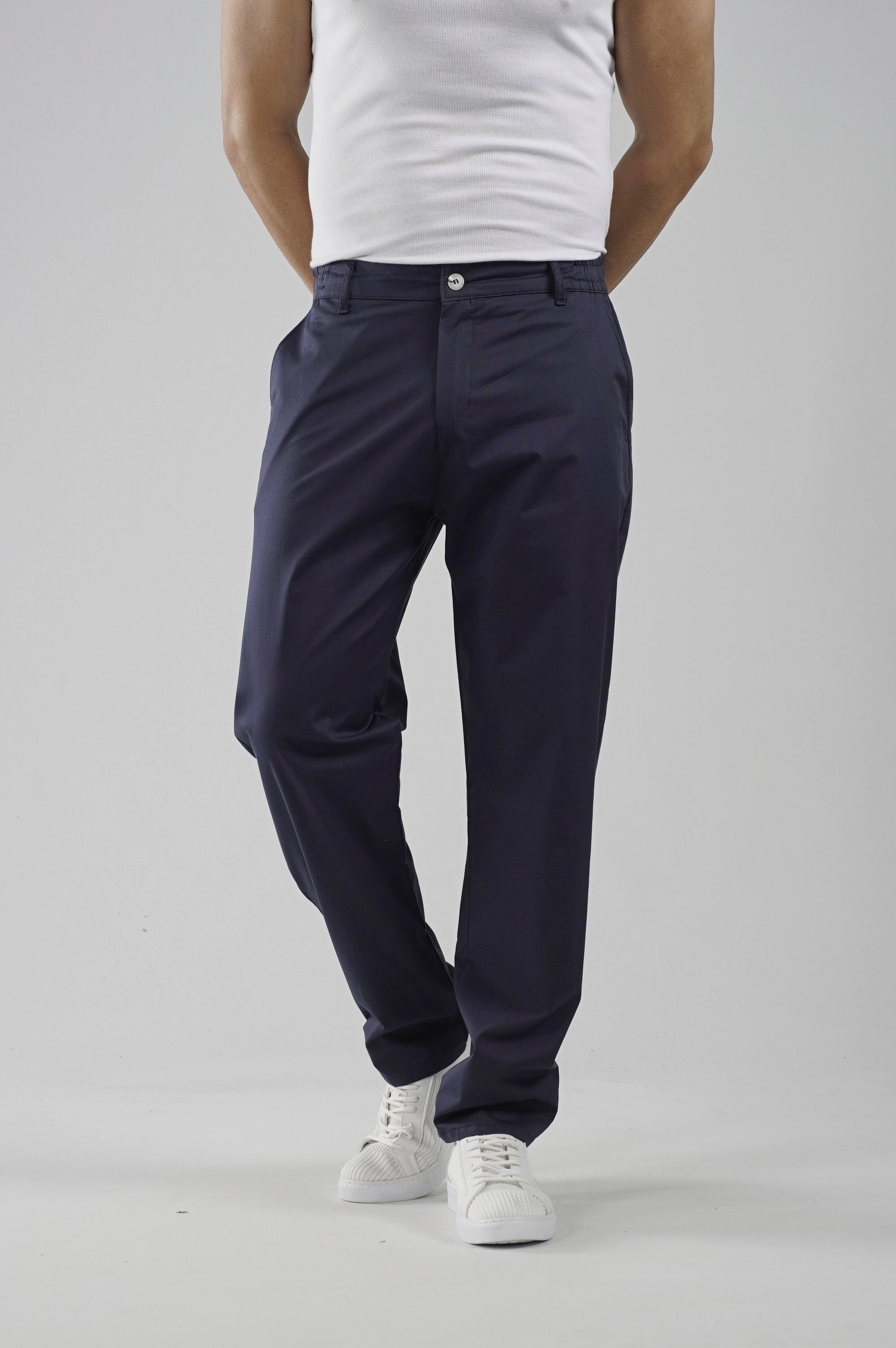 Beli Lastikli Regular Kalıp Chino Likralı Erkek Pantolon
