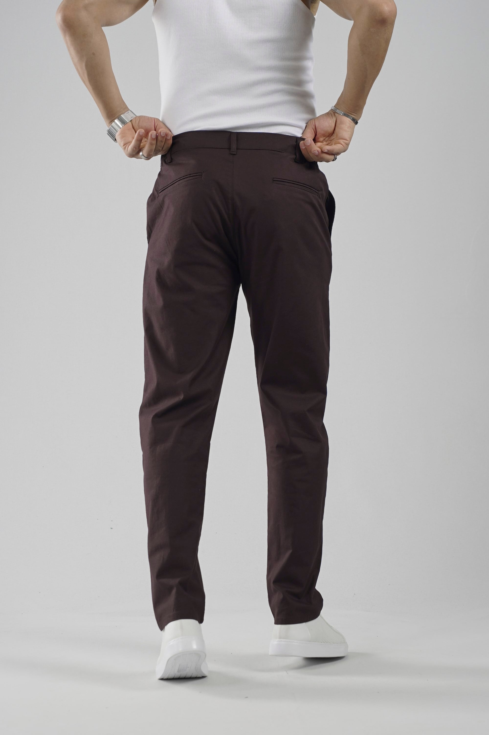 Beli Lastikli Regular Kalıp Chino Likralı Erkek Pantolon