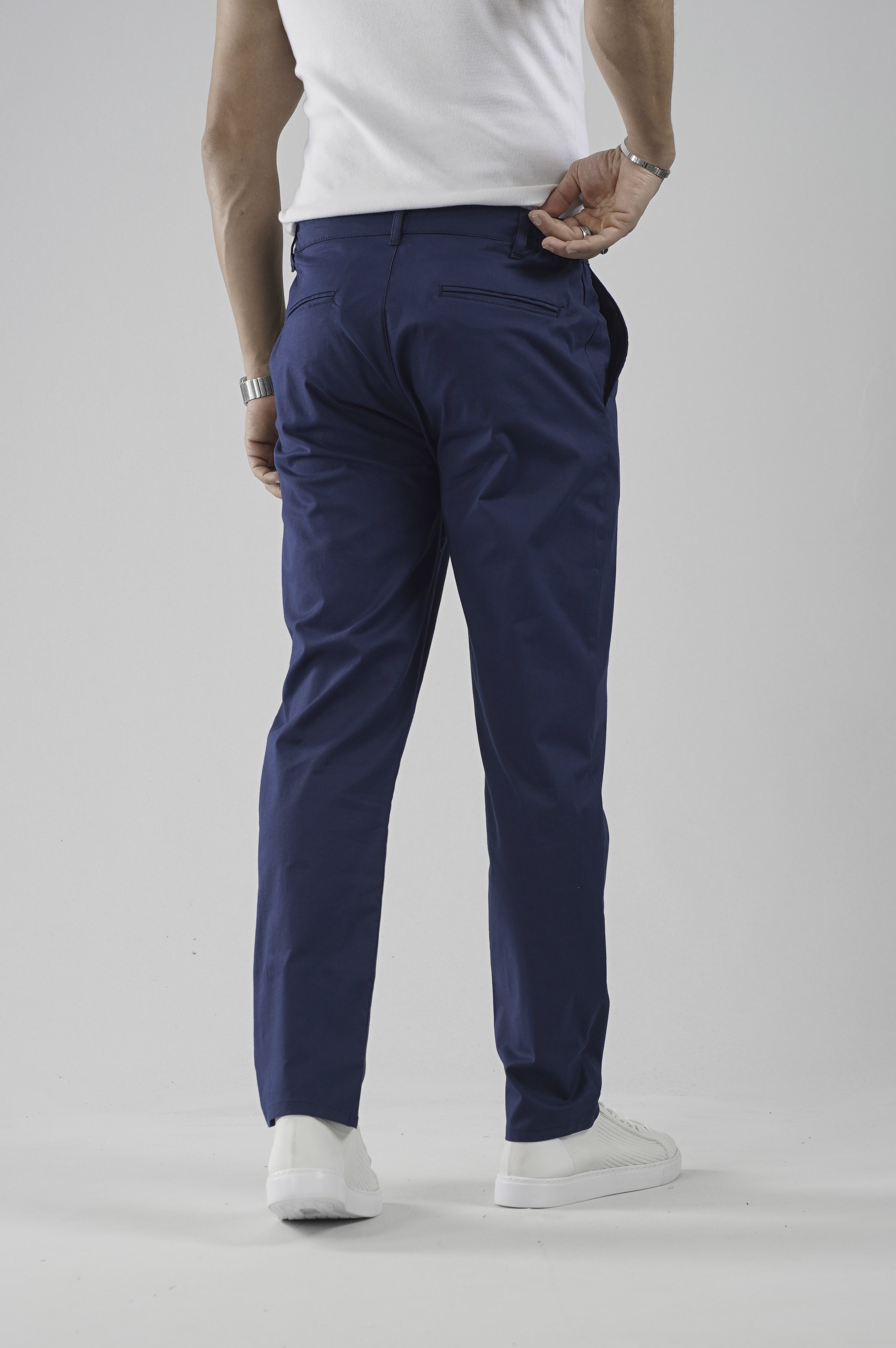 Beli Lastikli Regular Kalıp Chino Likralı Erkek Pantolon