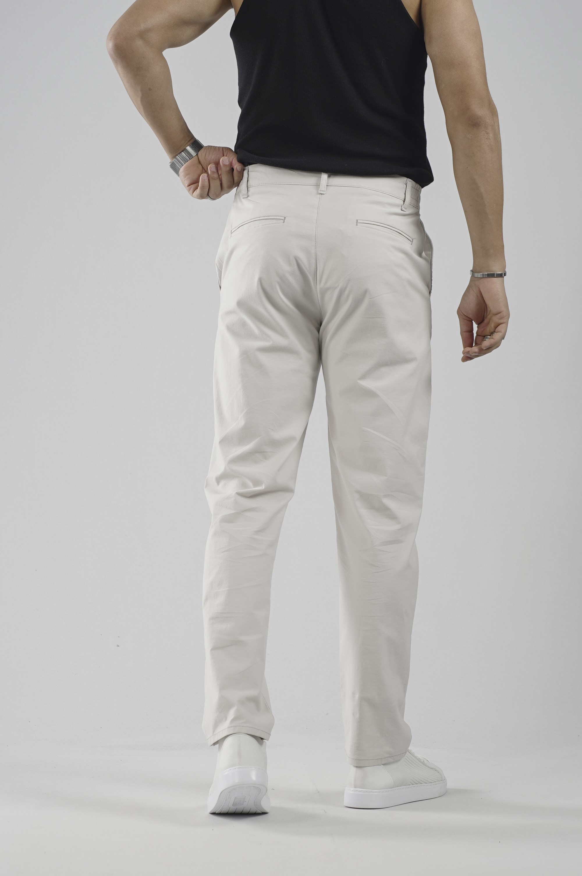 Beli Lastikli Regular Kalıp Chino Likralı Erkek Pantolon