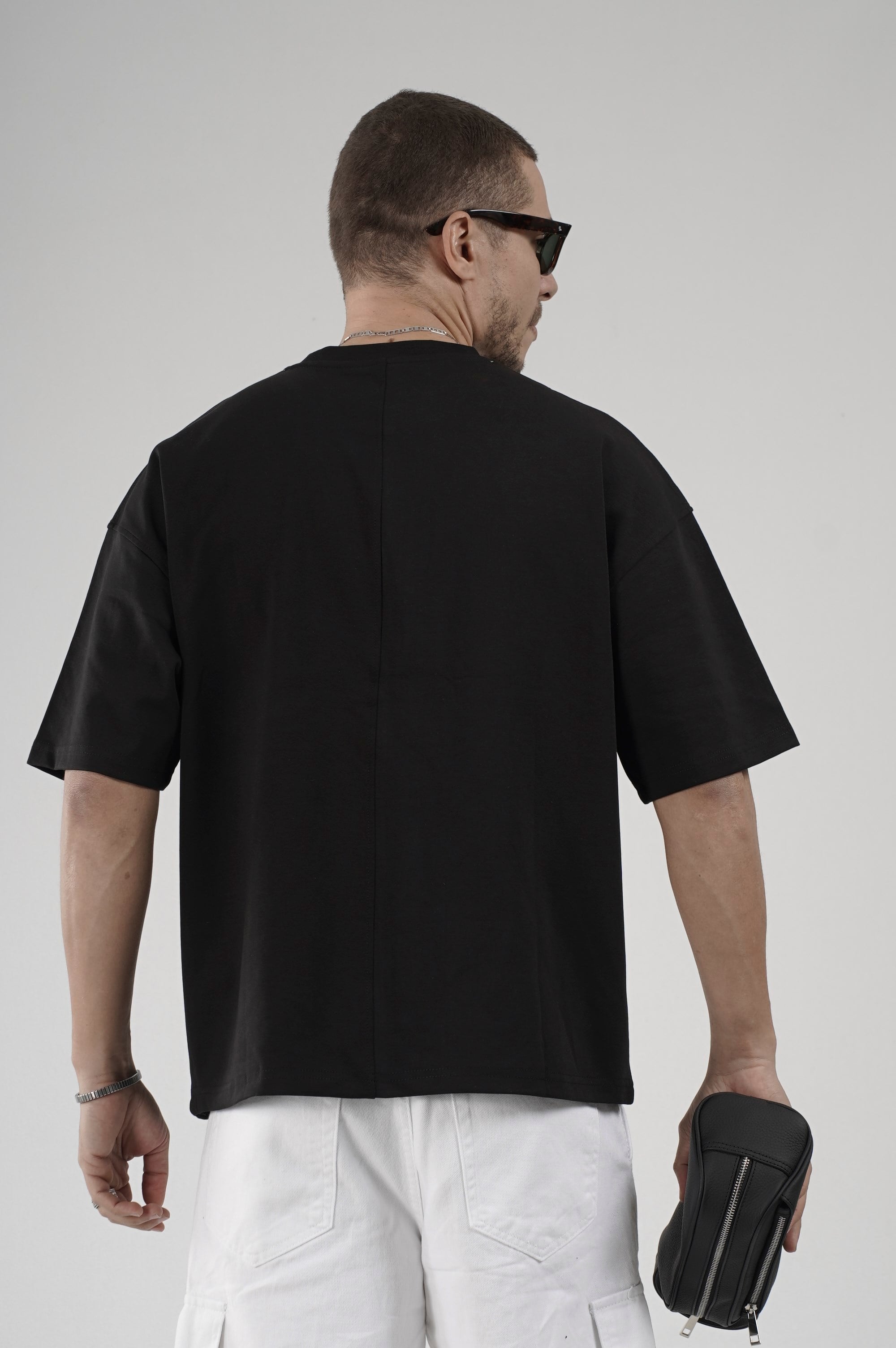 Bisiklet Yaka Oversize Erkek Süprem Tişört