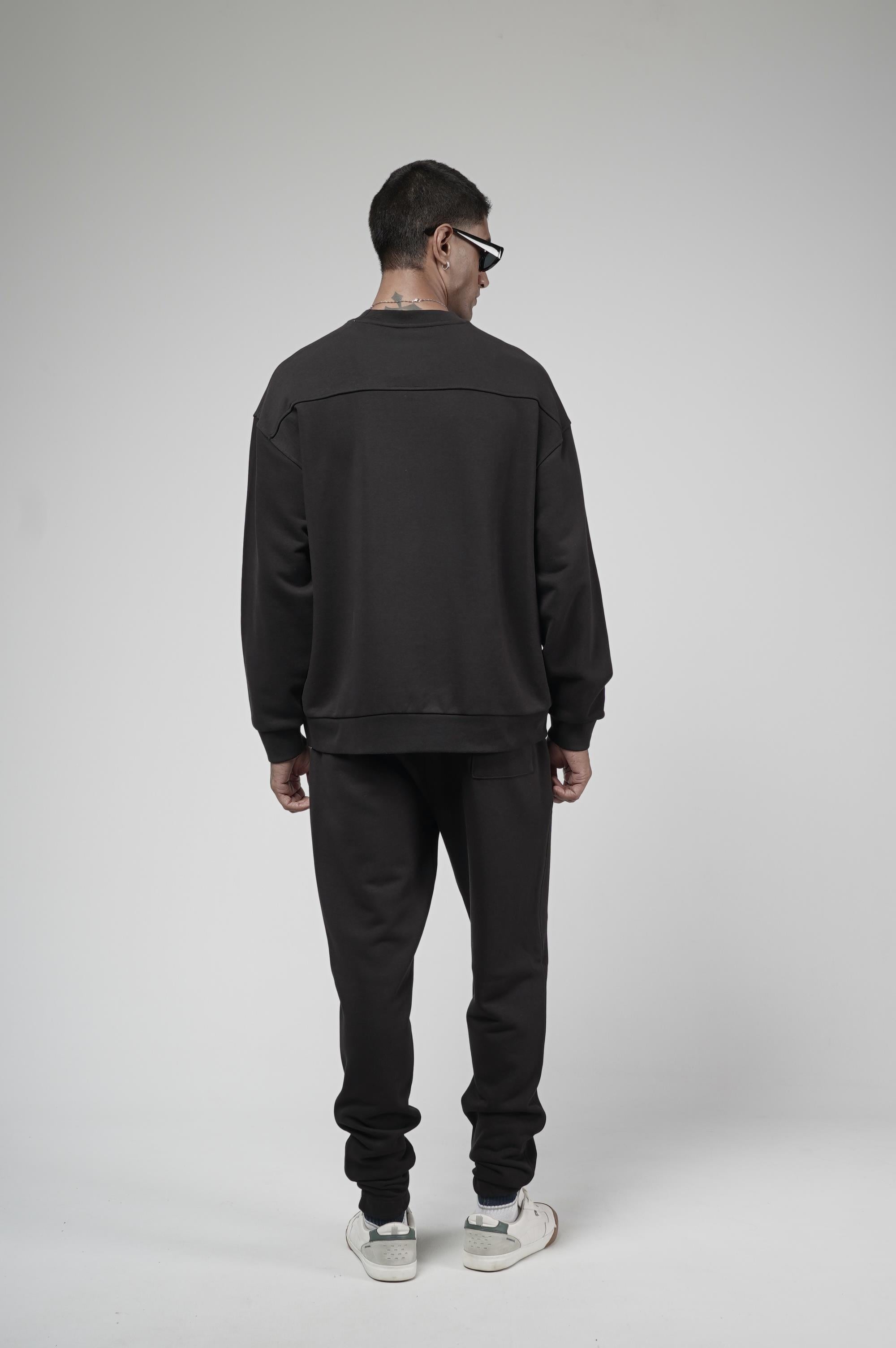 Bisiklet Yaka Oversize Kalıp Sweat Pantolon Alt Üst Takım