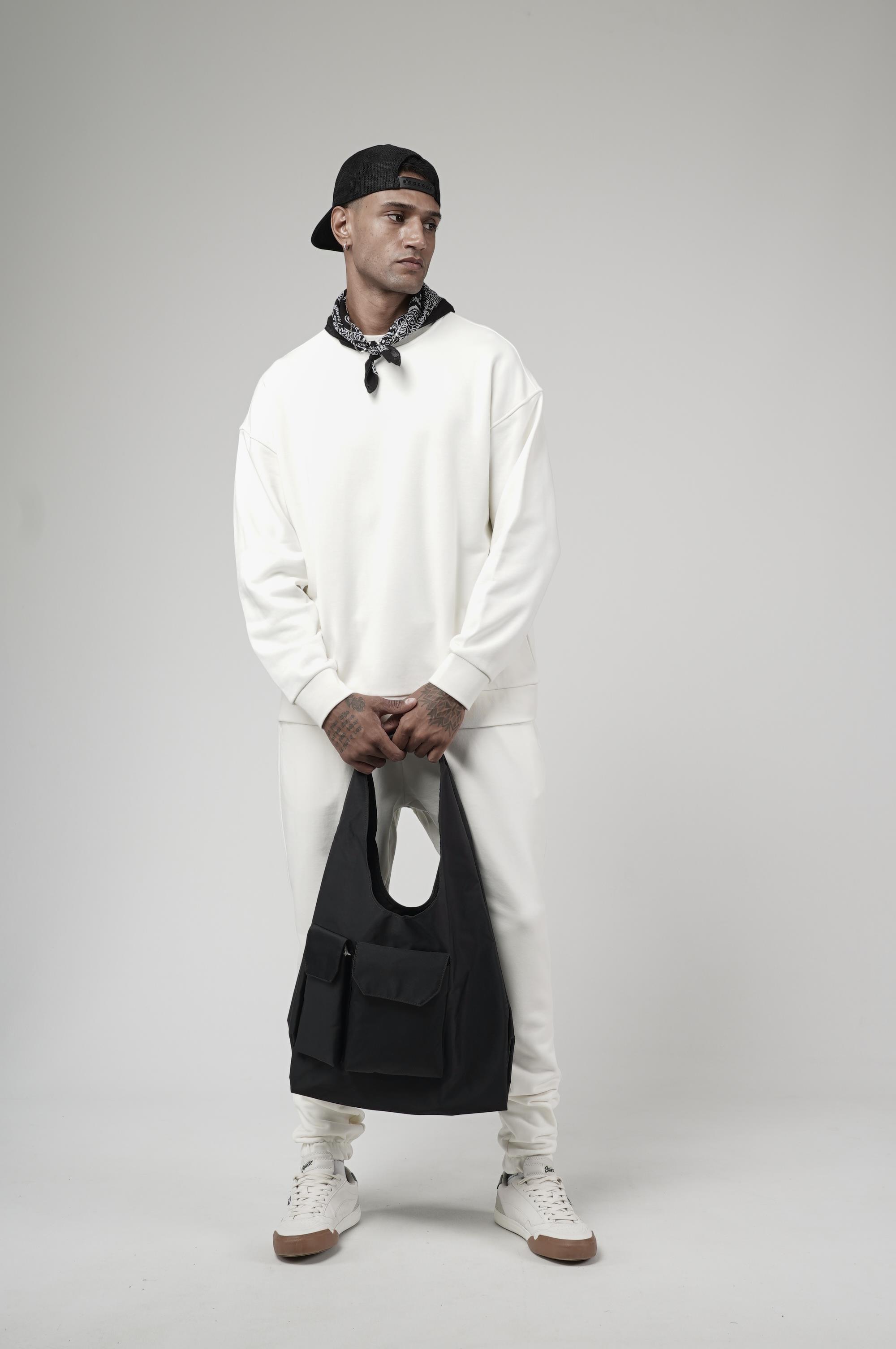 Bisiklet Yaka Oversize Kalıp Sweat Pantolon Alt Üst Takım