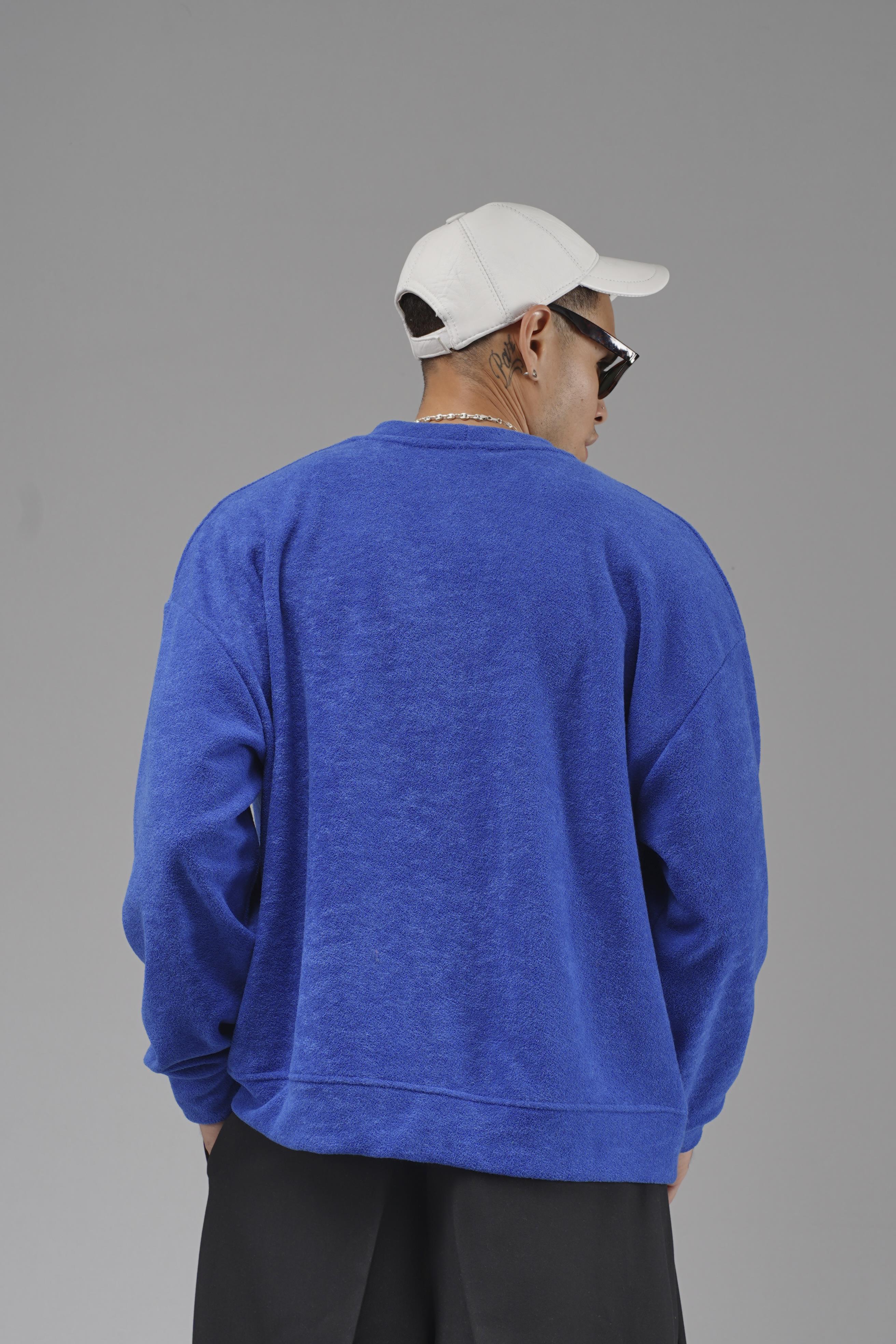 Düğmeli Nakış Detaylı Oversize Kalıp Erkek Hırka