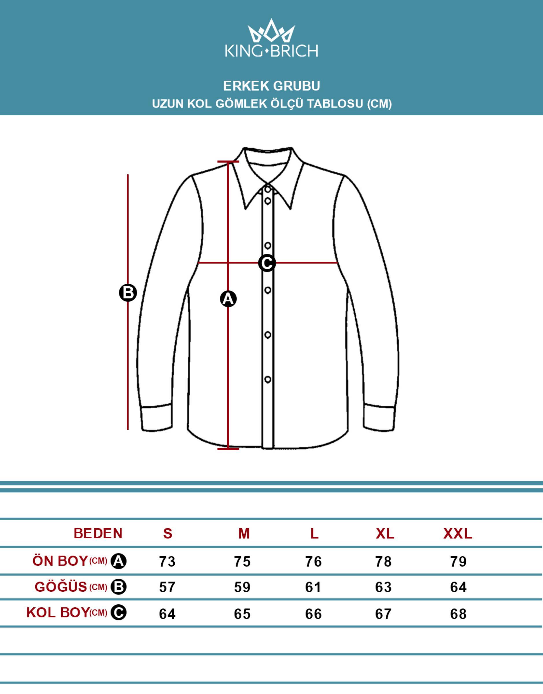 Erkek Oversize Kalıp Desenli Keten Gömlek
