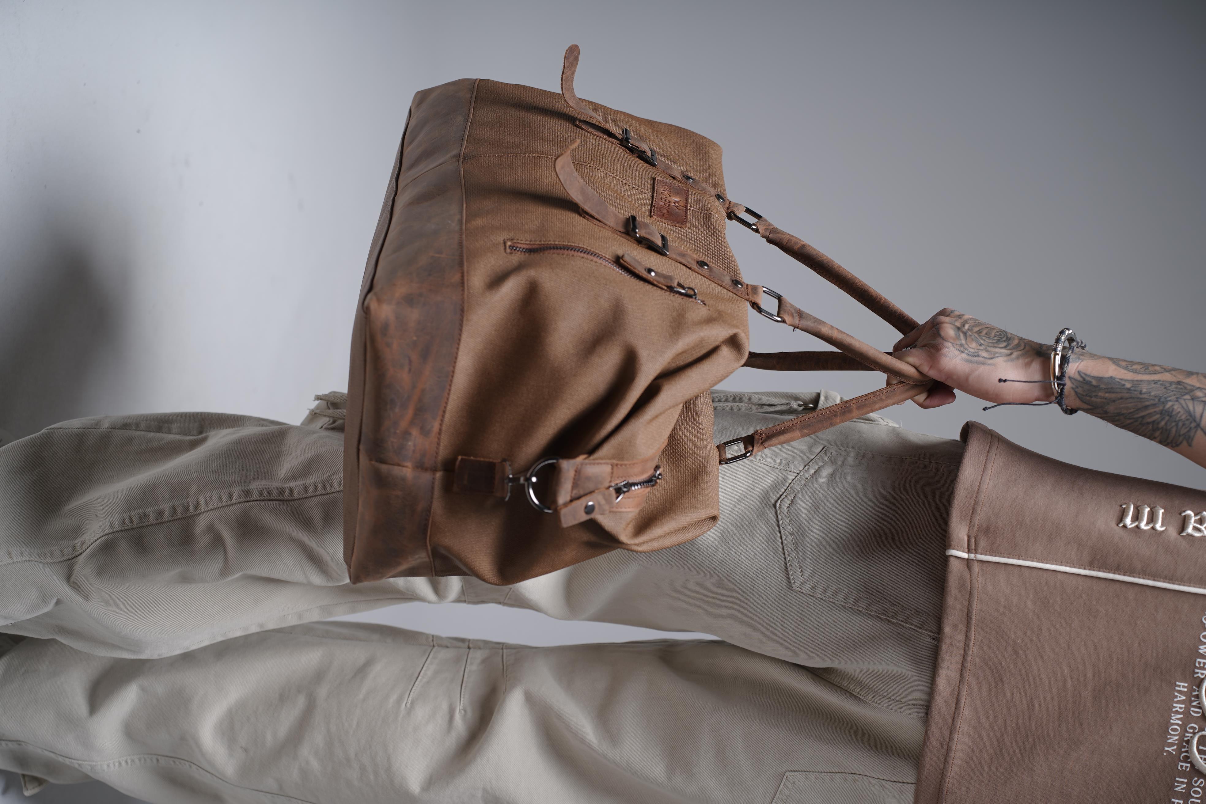 Hakiki Deri Unisex Bavul Çanta