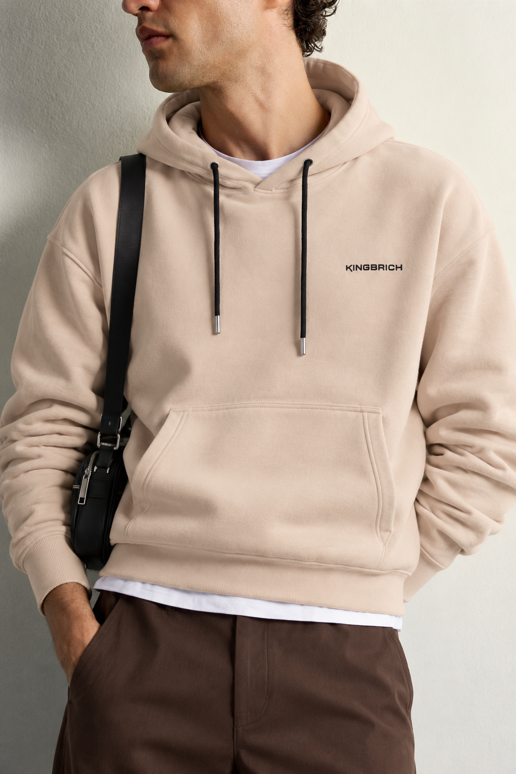 Kapuşonlu Baskılı Oversize Kalıp Unisex Hoodie Sweatshirt