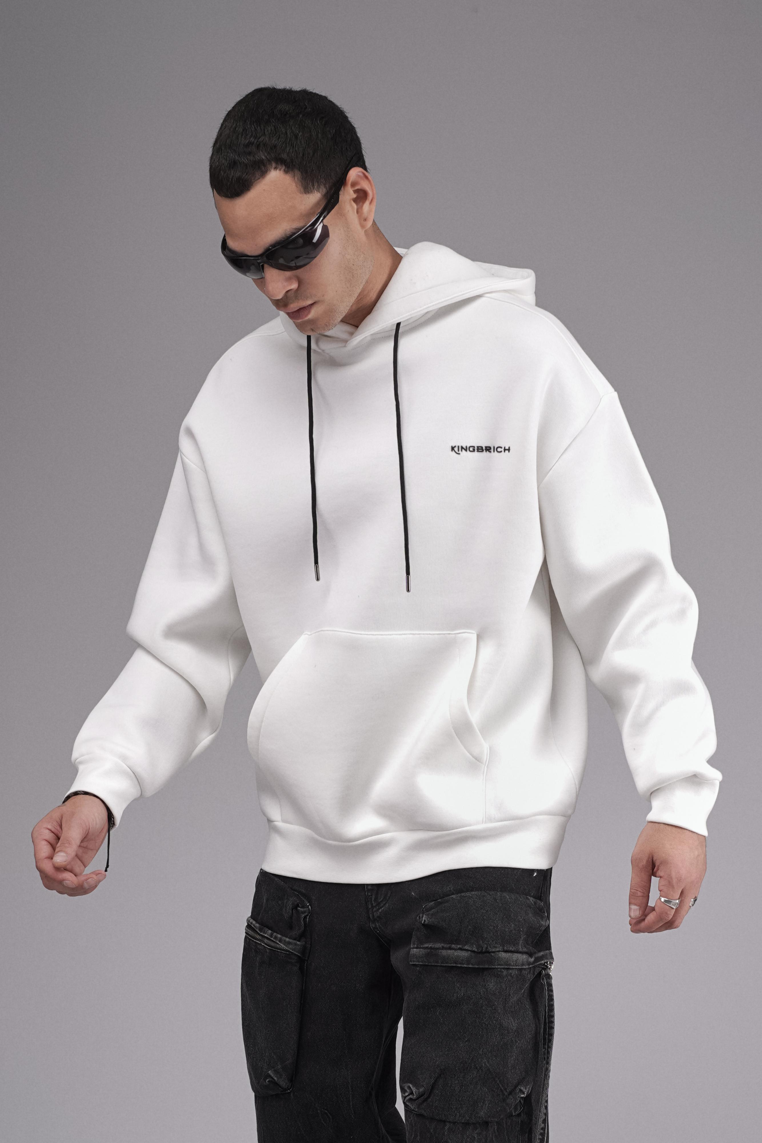 Kapuşonlu Baskılı Oversize Kalıp Unisex Hoodie Sweatshirt