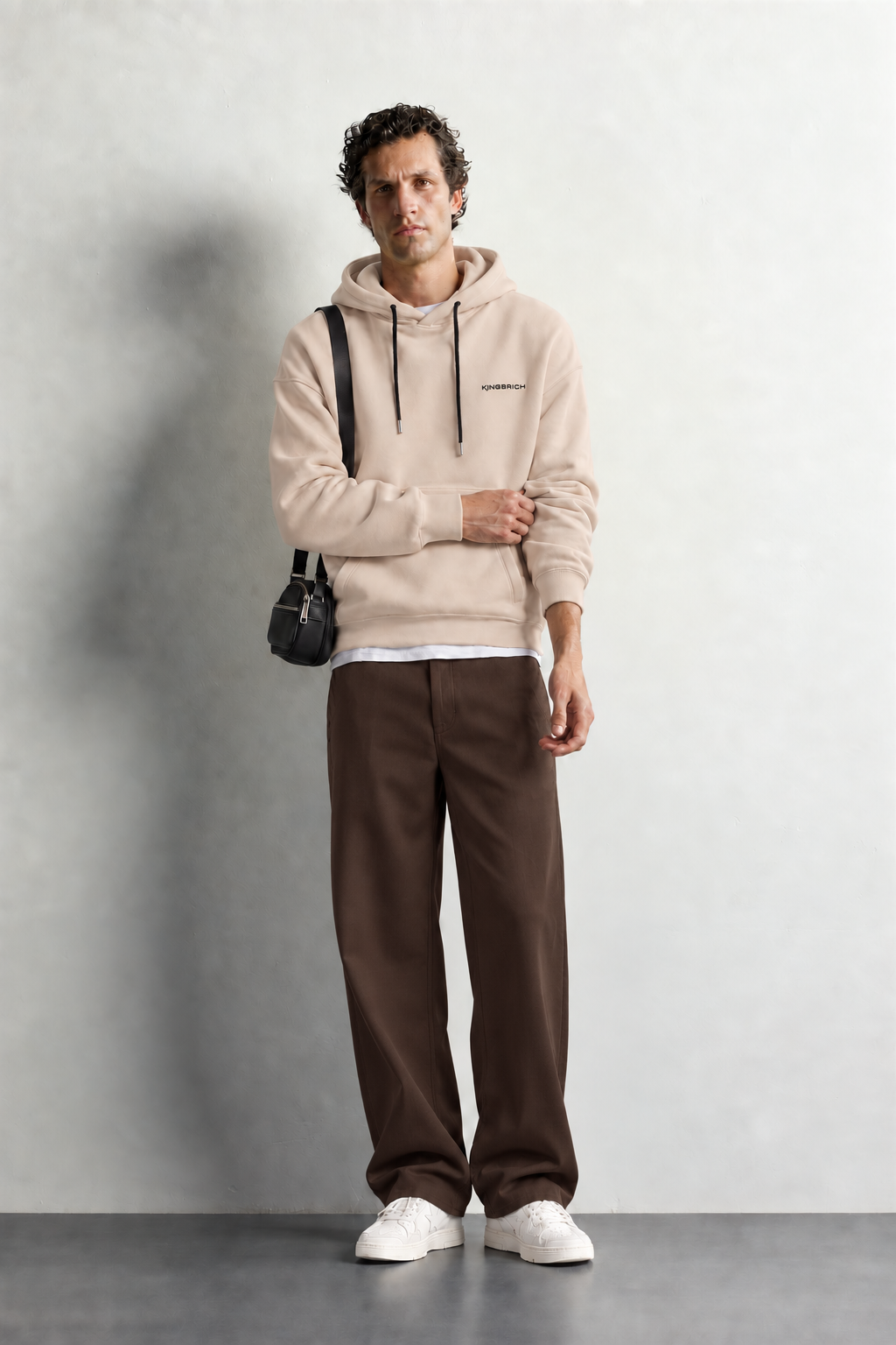 Kapuşonlu Baskılı Oversize Kalıp Unisex Hoodie Sweatshirt