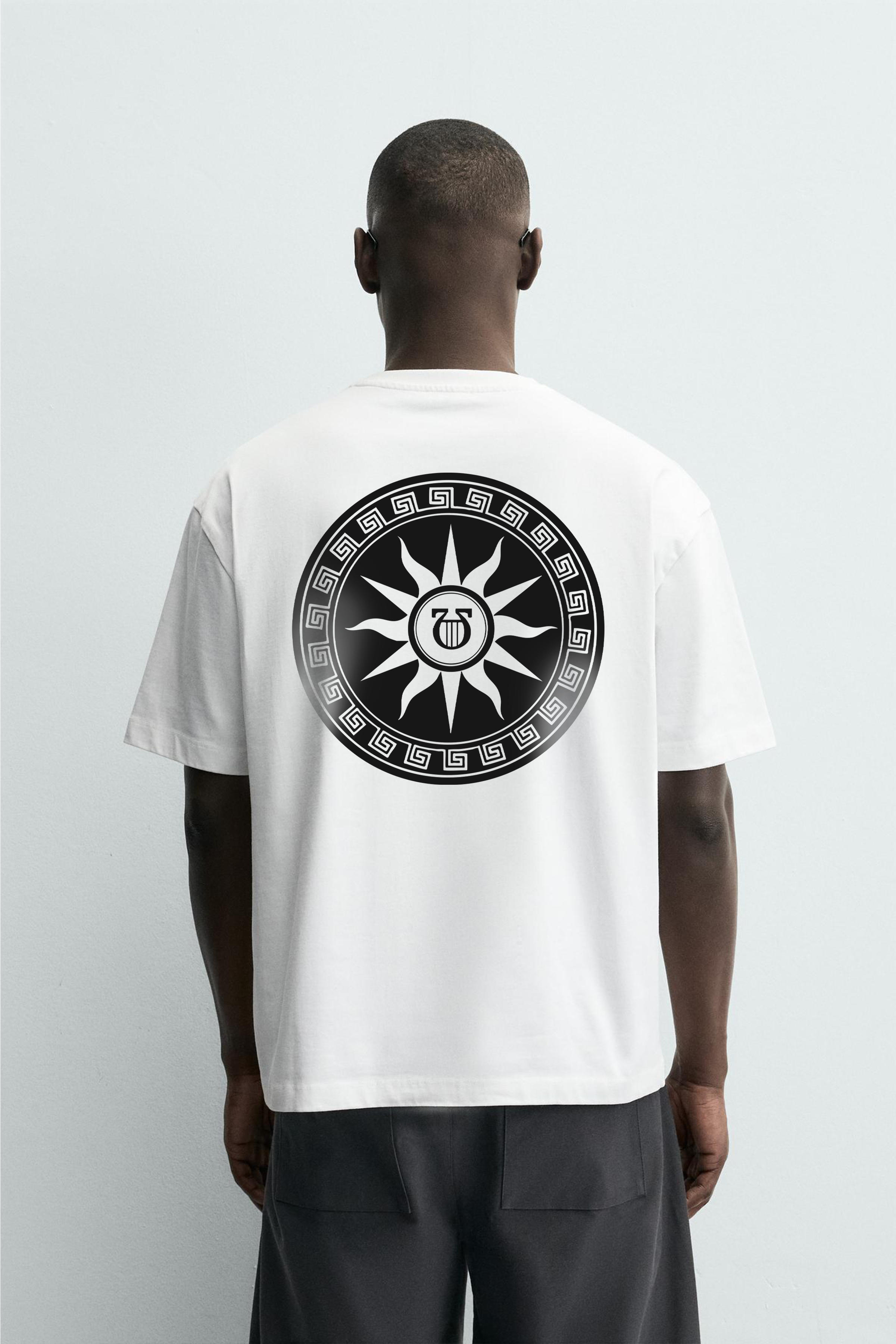 Kingbrich Apollo Baskılı Oversize Kalıp Basic Erkek Tişört