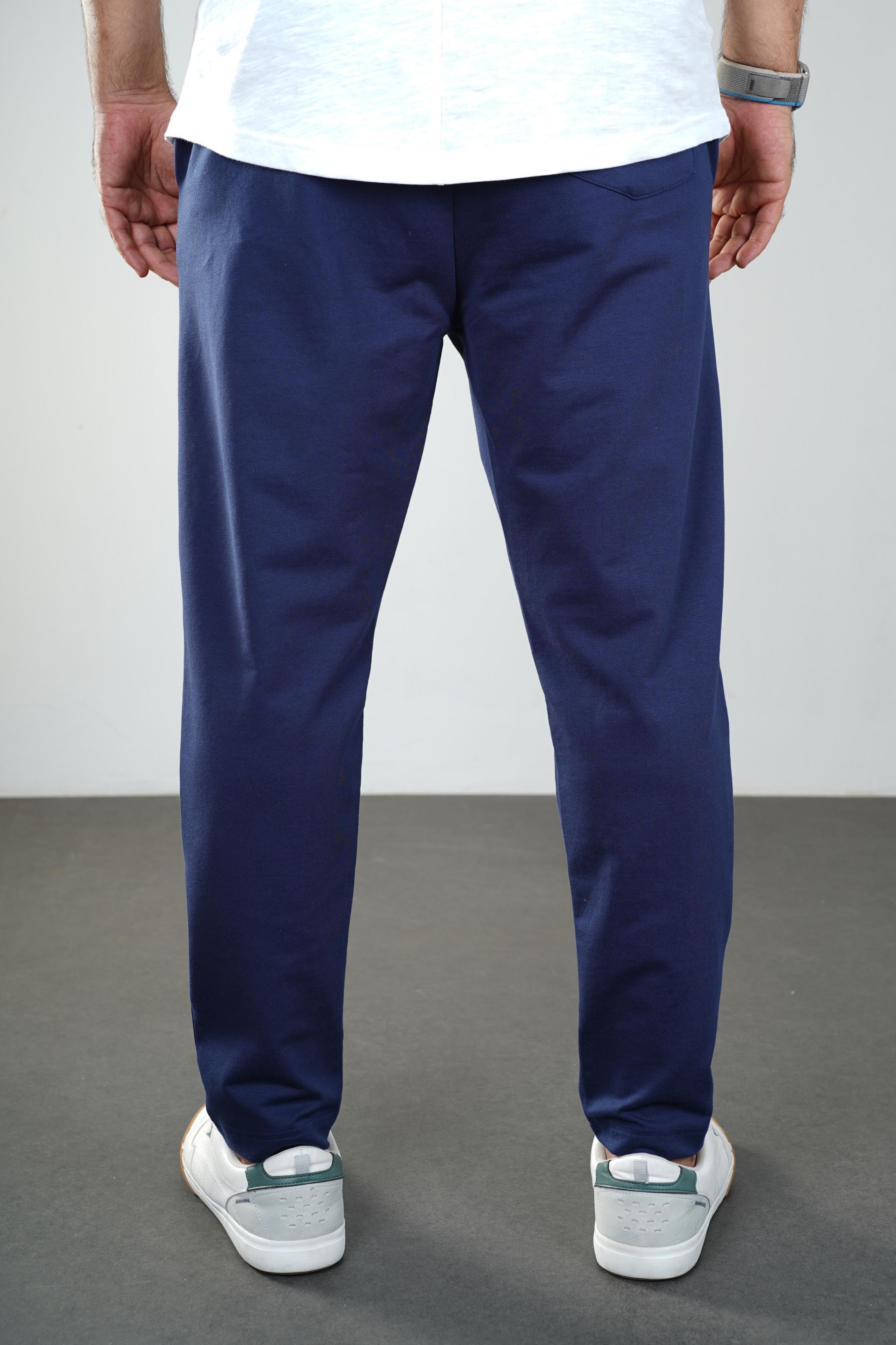 Kingbrich Beli Lastikli Baskılı Cepli Slim Fit Kalıp Erkek Alt Eşofman