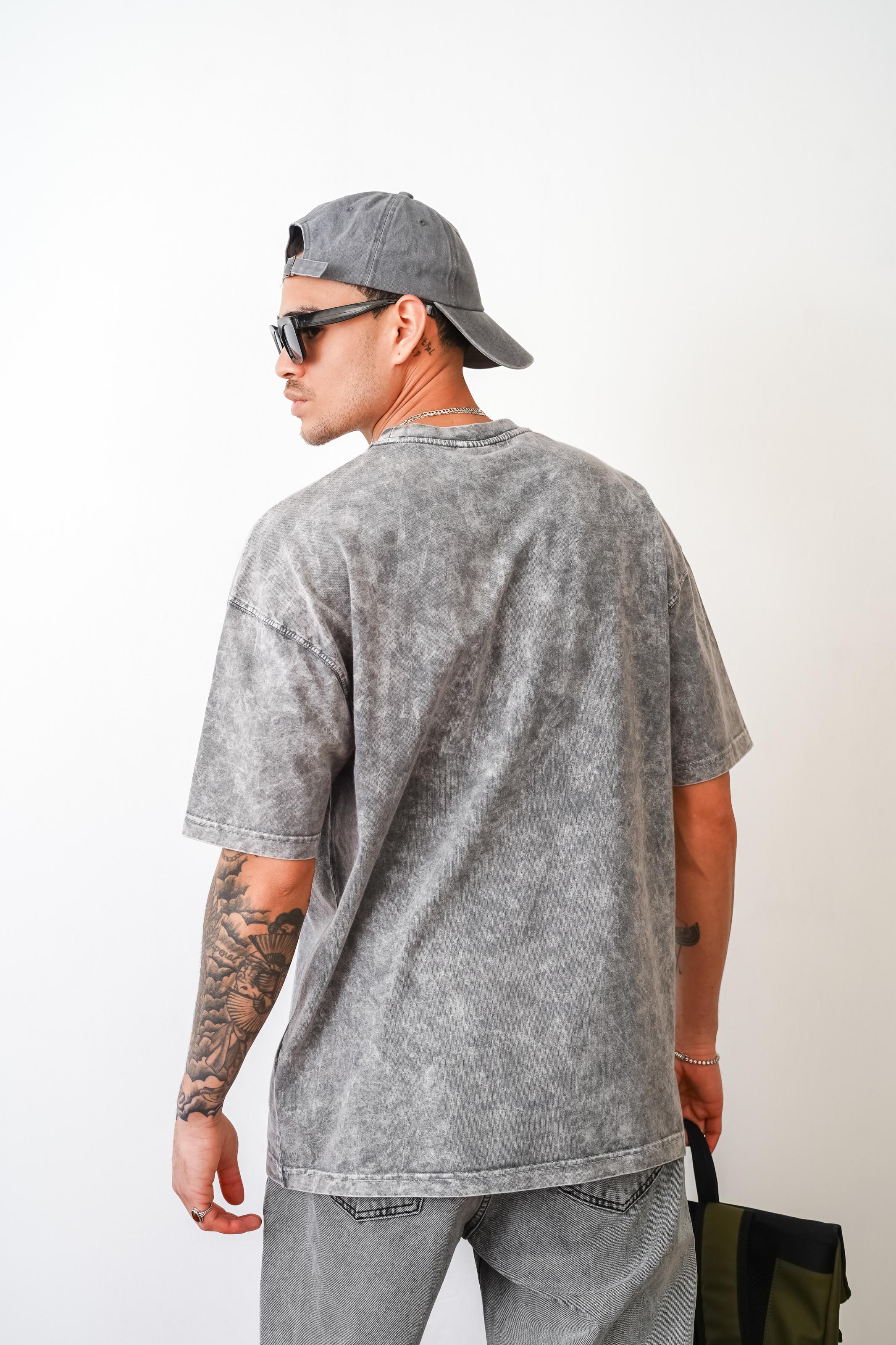 HOLIDAY SUPPLEX NYLON BIG SHIRT Kingbrich Logo Dikişli Yıkamalı 