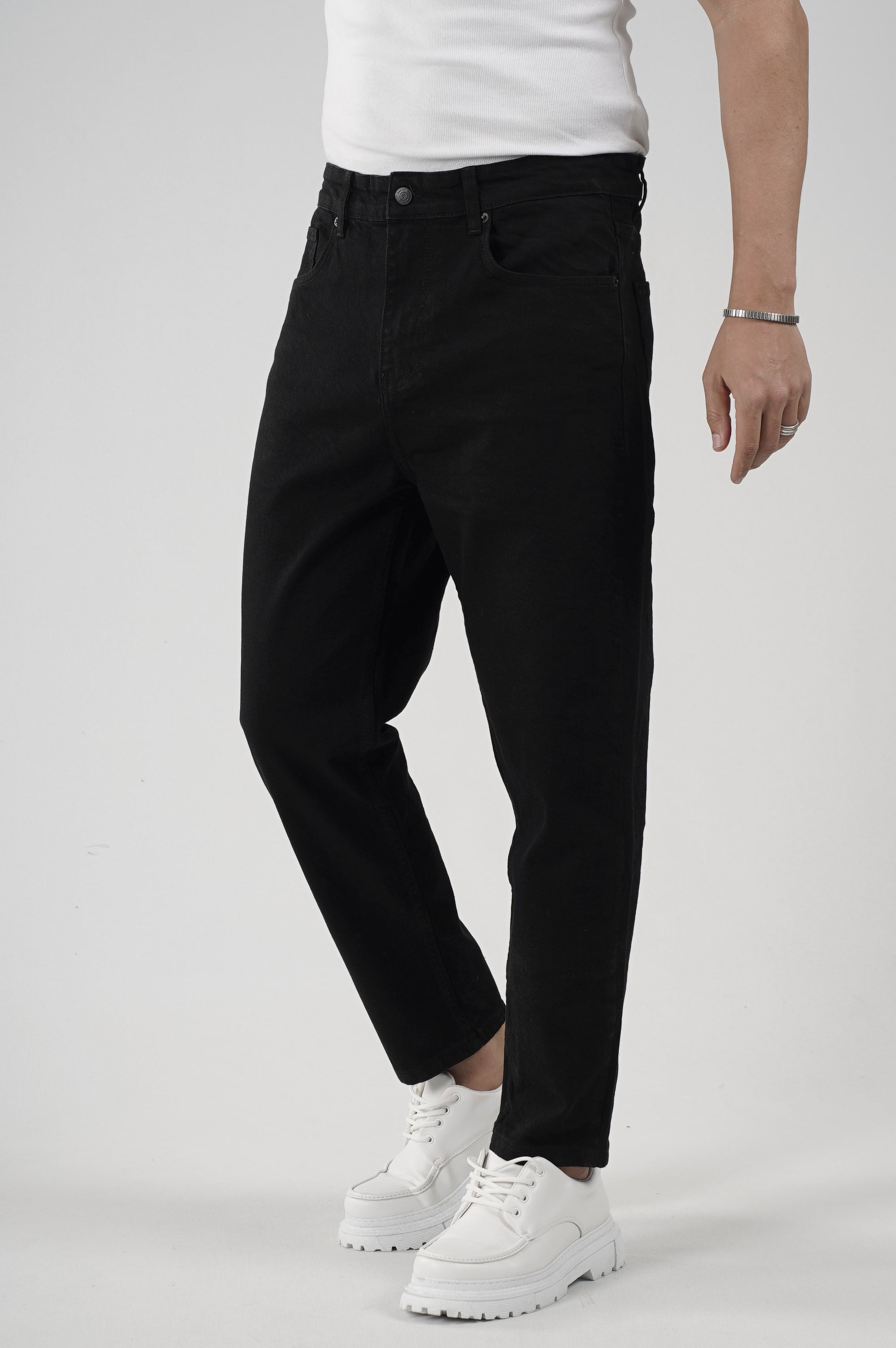 Likralı Boyfriend Kalıp Bilek Boy Erkek Kot Pantolon