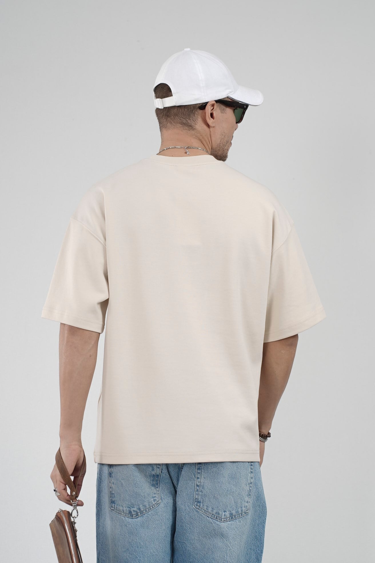 Oversize Kalıp Kingbrich Baskılı Tişört