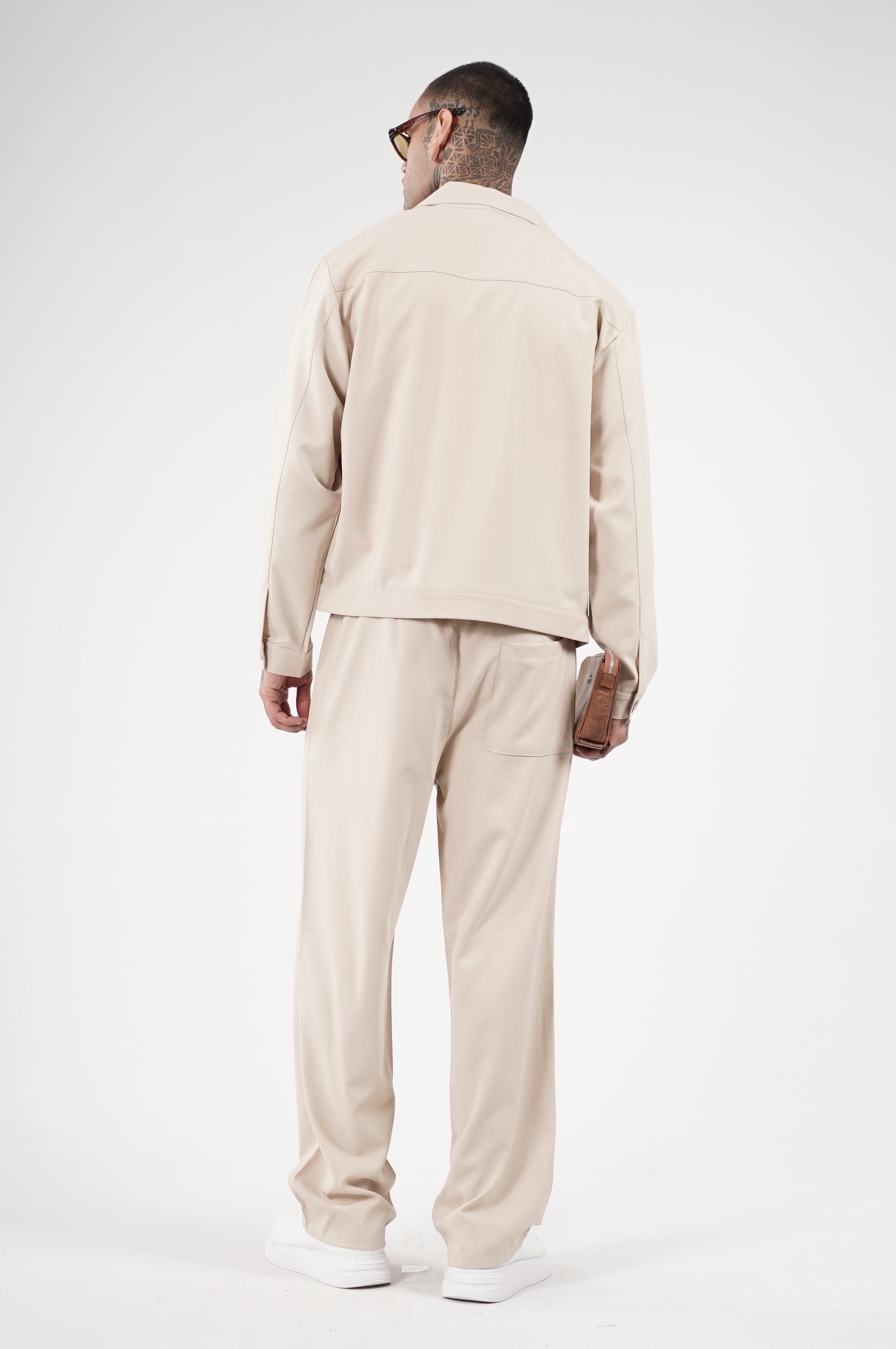 Oversize Kalıp Kumaş Blazer Alt Üst Takım