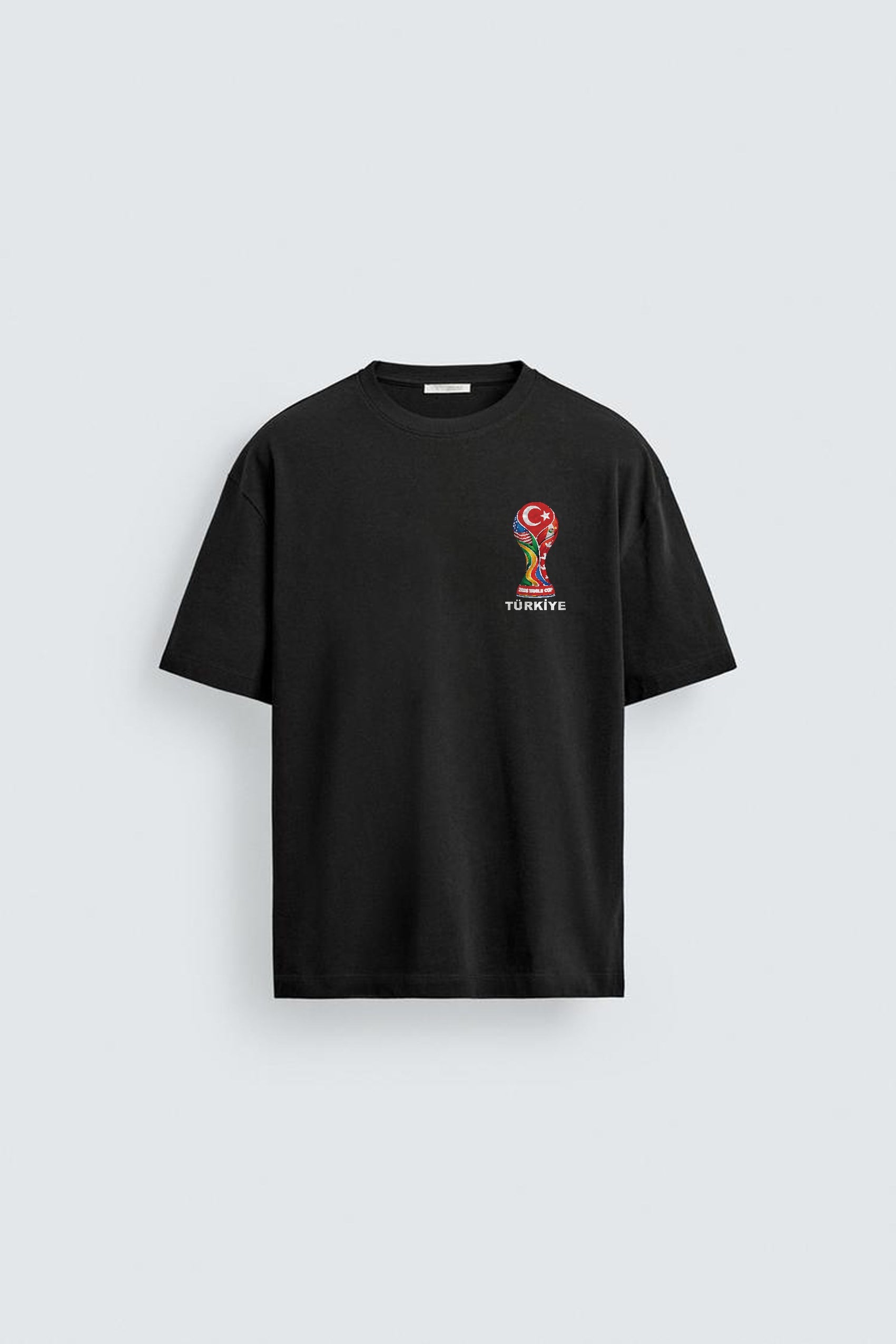 Oversize Kalıp Unisex Word Cup 2026 Türkiye Baskılı Tişört