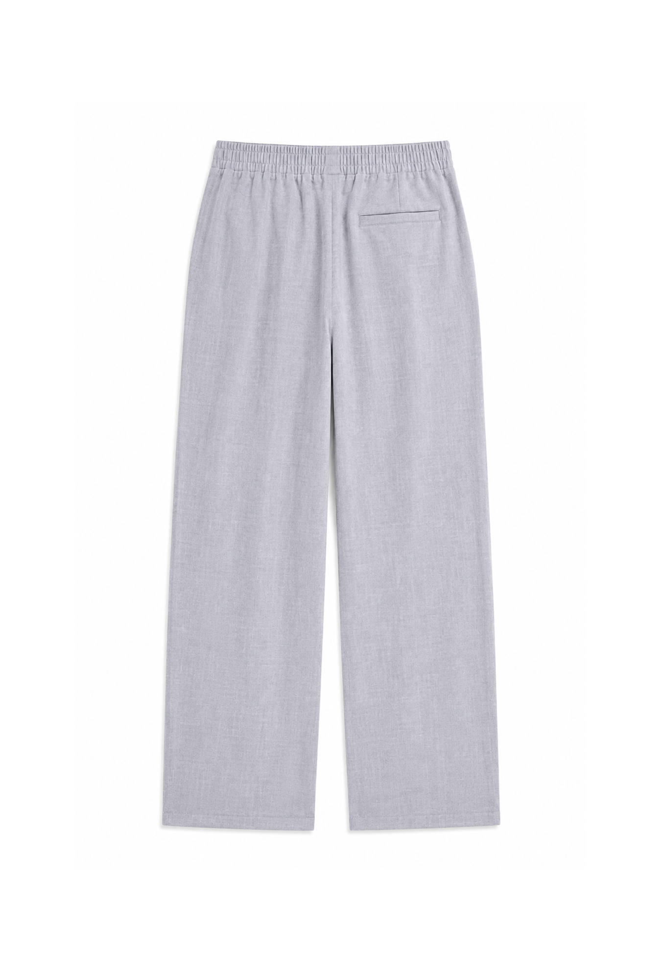 Pileli Baggy Fit Kalıp Pamuklu Keten Çizgili Pantolon