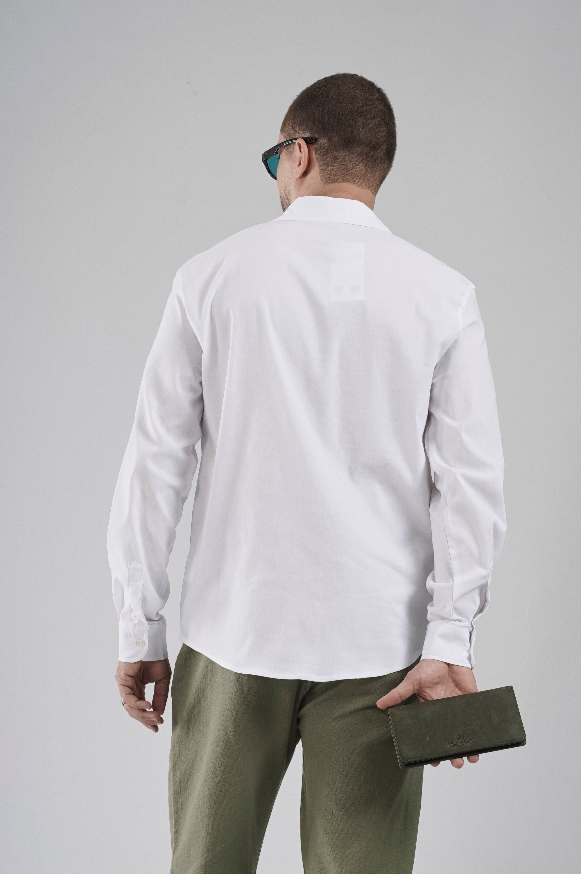 Regular Fit Kalıp Esnek %100 Pamuklu Erkek Düz Gömlek