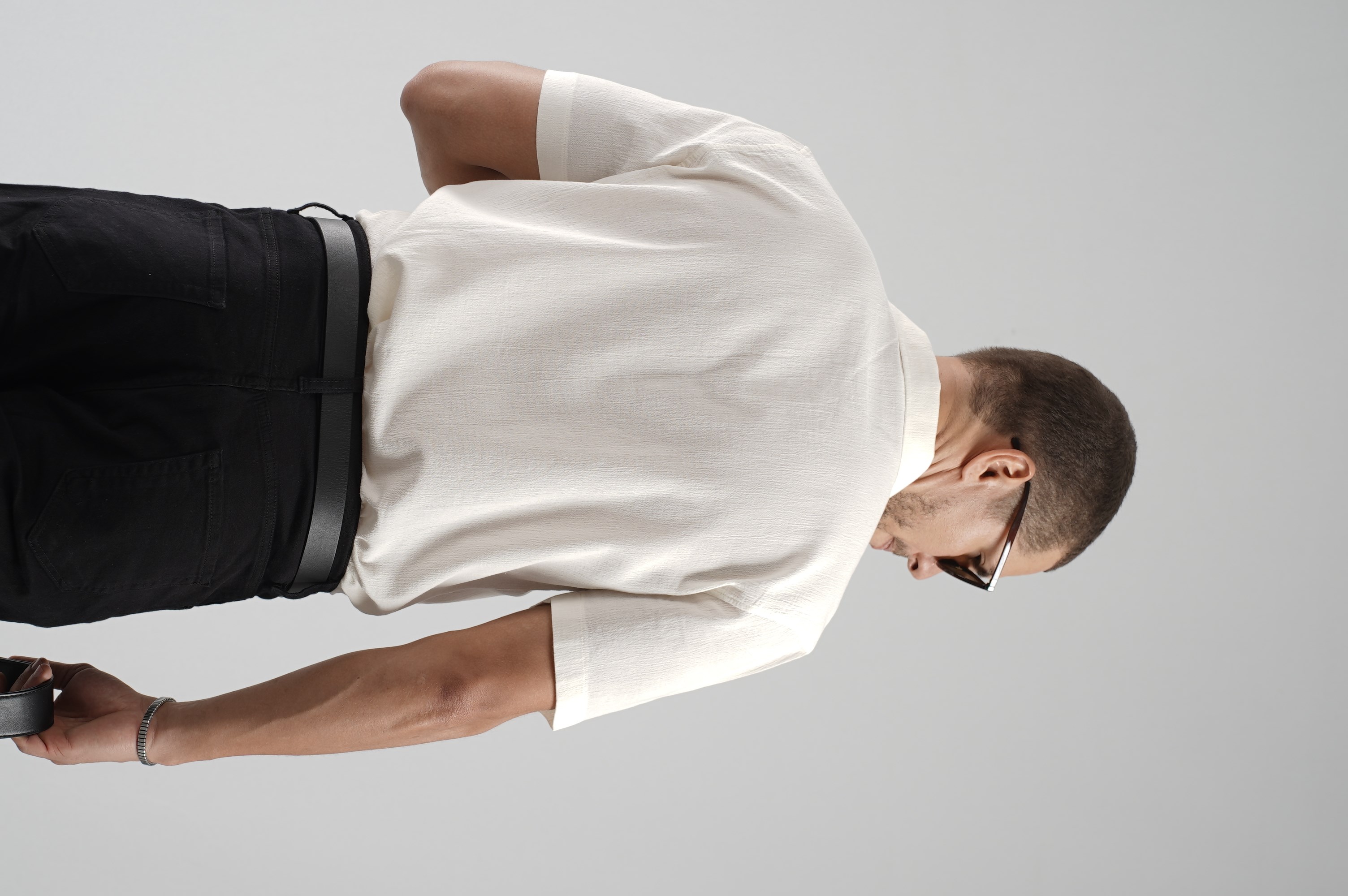 Regular Kalıp Düz Likralı Gömlek