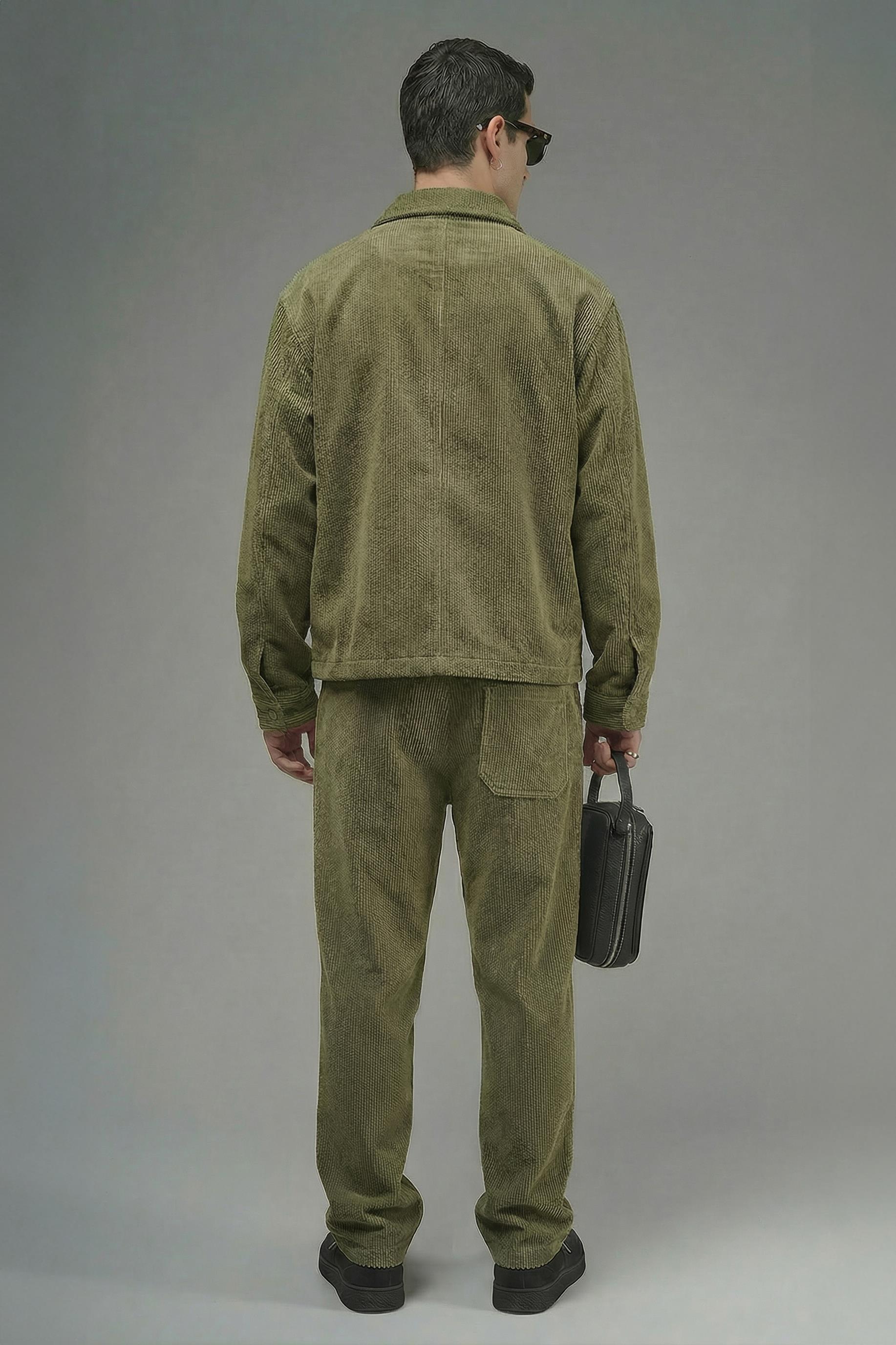 Regular Kalıp Fermuarlı Kadife Alt Üst Takım