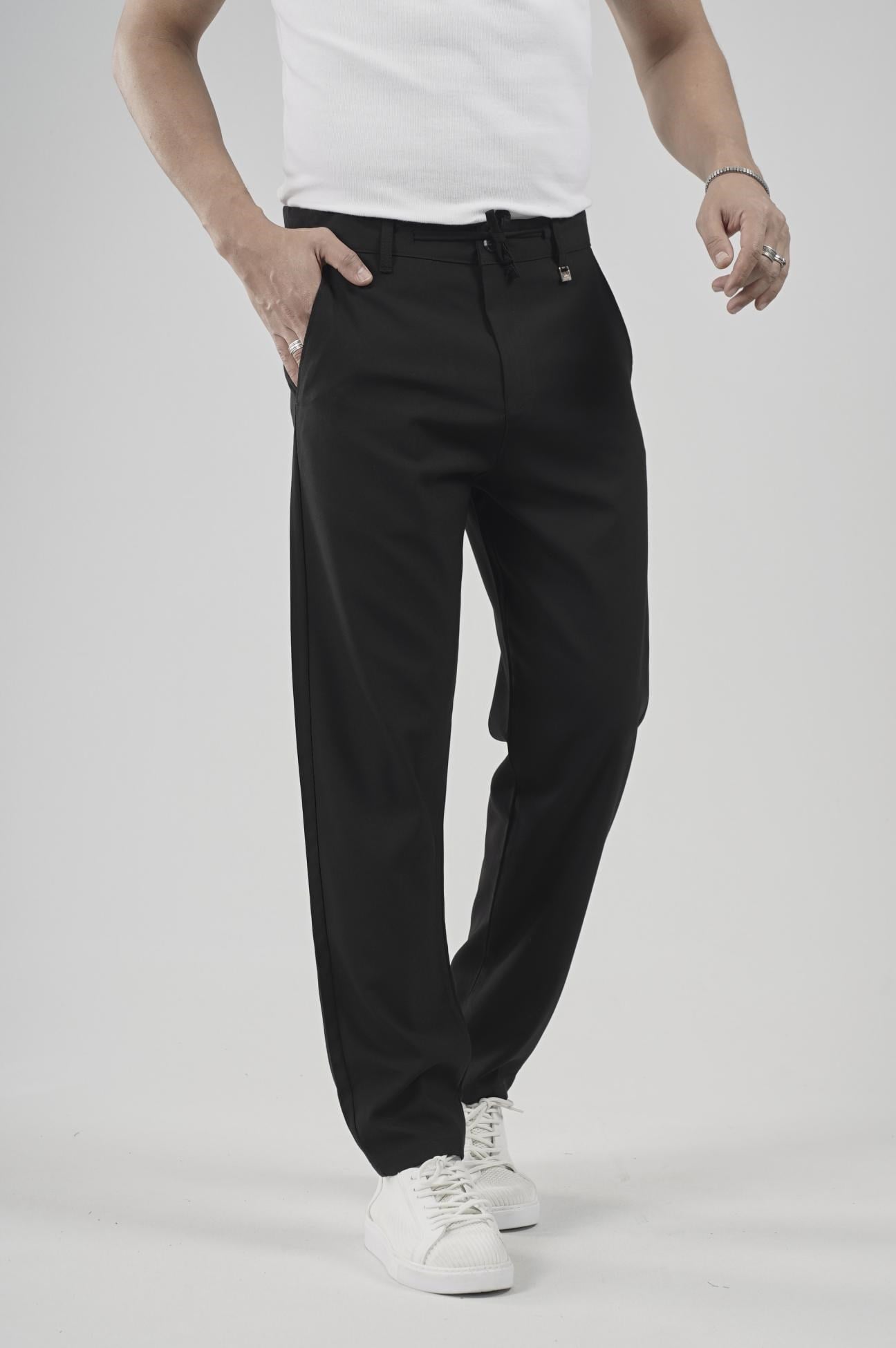 Skinny Kalıp Kumaş Pantolon