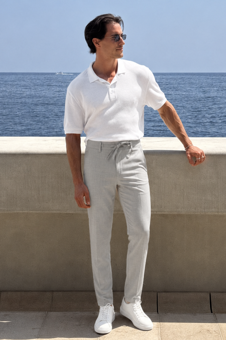 Skinny Kalıp Kumaş Pantolon