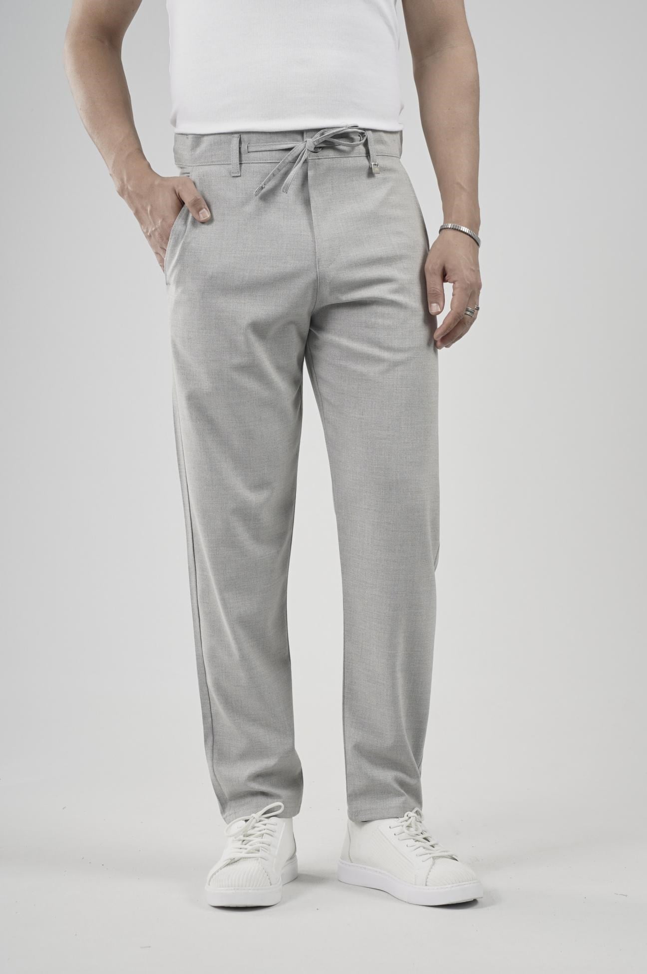 Skinny Kalıp Kumaş Pantolon