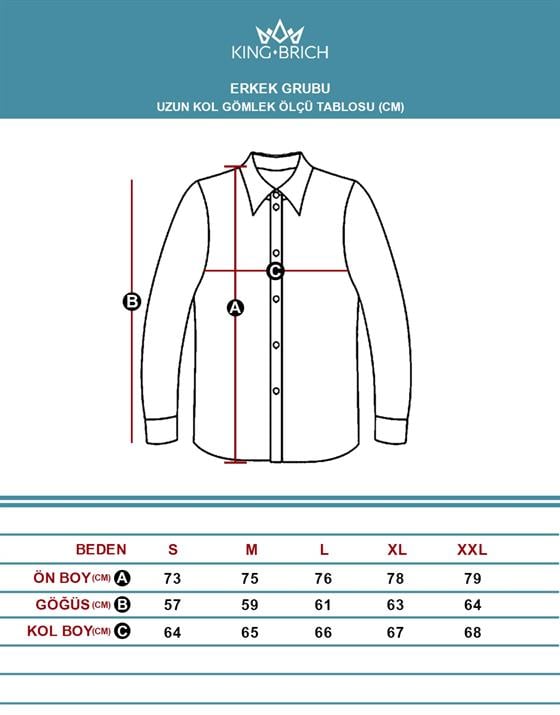 Erkek Oversize Kalıp Desenli Keten Gömlek