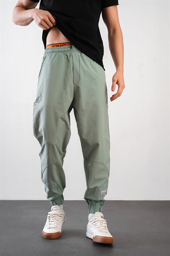 Erkek Relax Fit Kalıp Lastikli Paça Jogger Pantolon