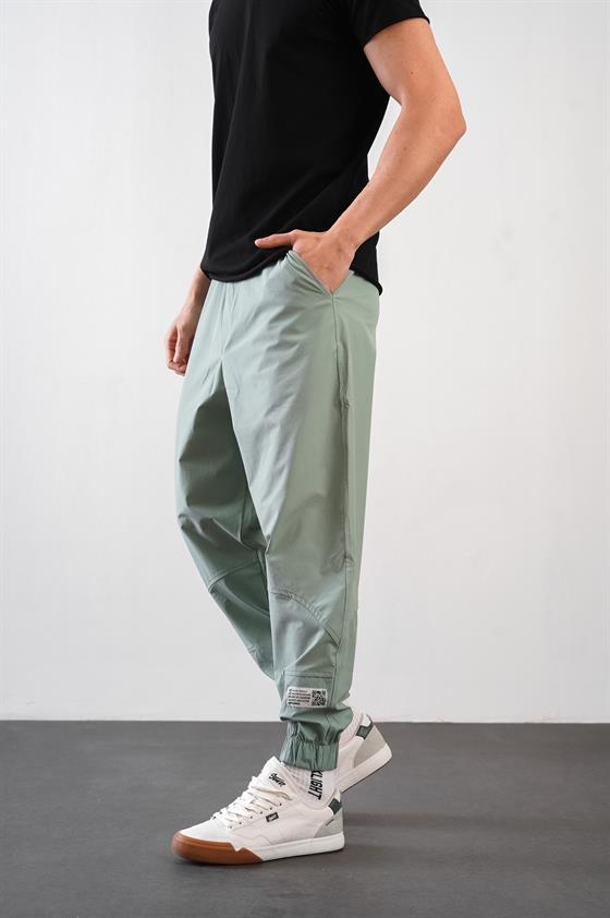 Erkek Relax Fit Kalıp Lastikli Paça Jogger Pantolon