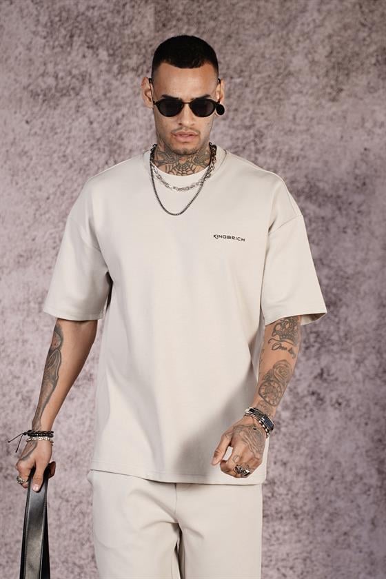 King Brich Baskılı Oversize Kalıp Unisex Şort Takım
