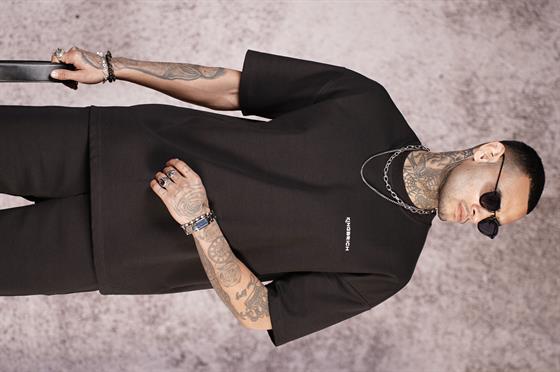 King Brich Baskılı Oversize Kalıp Unisex Şort Takım