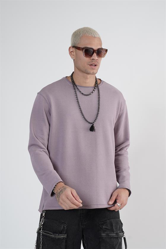 King Brich Pis Yaka Oversize Kalıp Erkek Sweatshirt