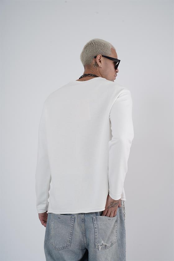 King Brich Pis Yaka Oversize Kalıp Erkek Sweatshirt