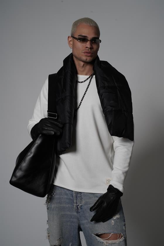 King Brich Pis Yaka Oversize Kalıp Erkek Sweatshirt