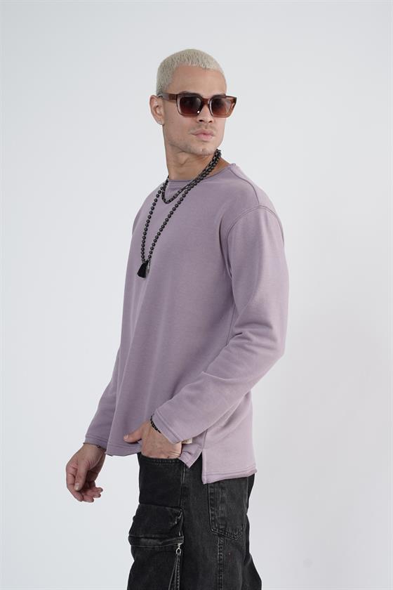 King Brich Pis Yaka Oversize Kalıp Erkek Sweatshirt
