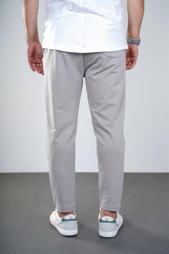 Kingbrich Beli Lastikli Baskılı Cepli Slim Fit Kalıp Erkek Alt Eşofman